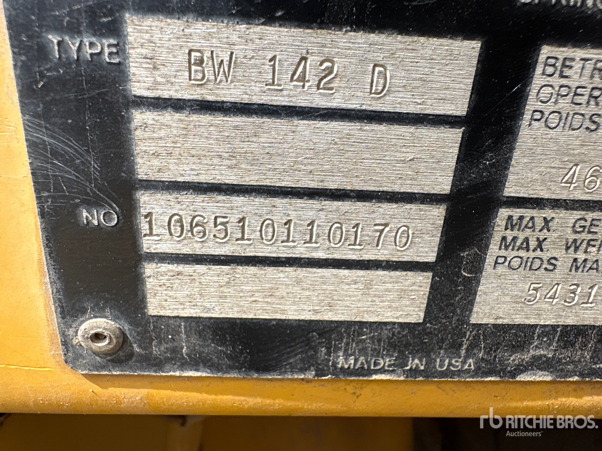 1989 Bomag BW142D