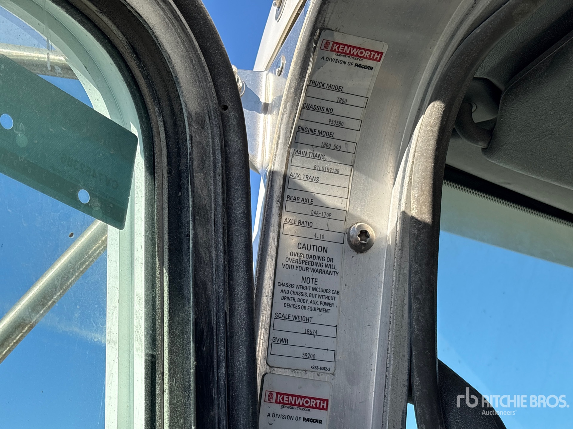 2011 Kenworth T800