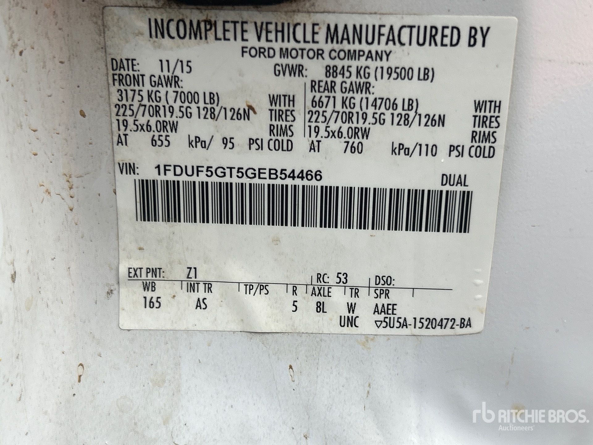 2016 Ford F-550