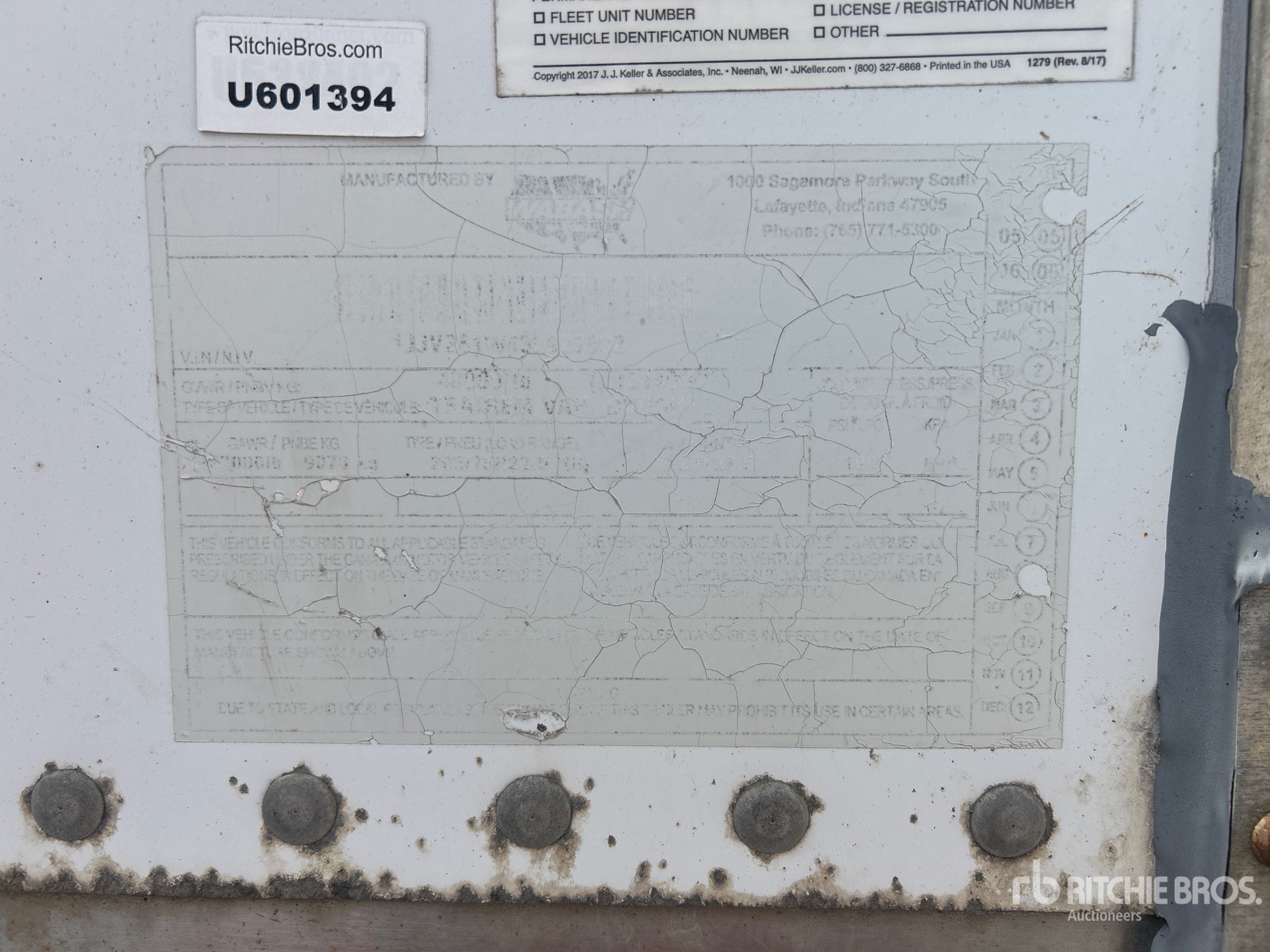 2005 Wabash 28 FT X 102 IN S/A
