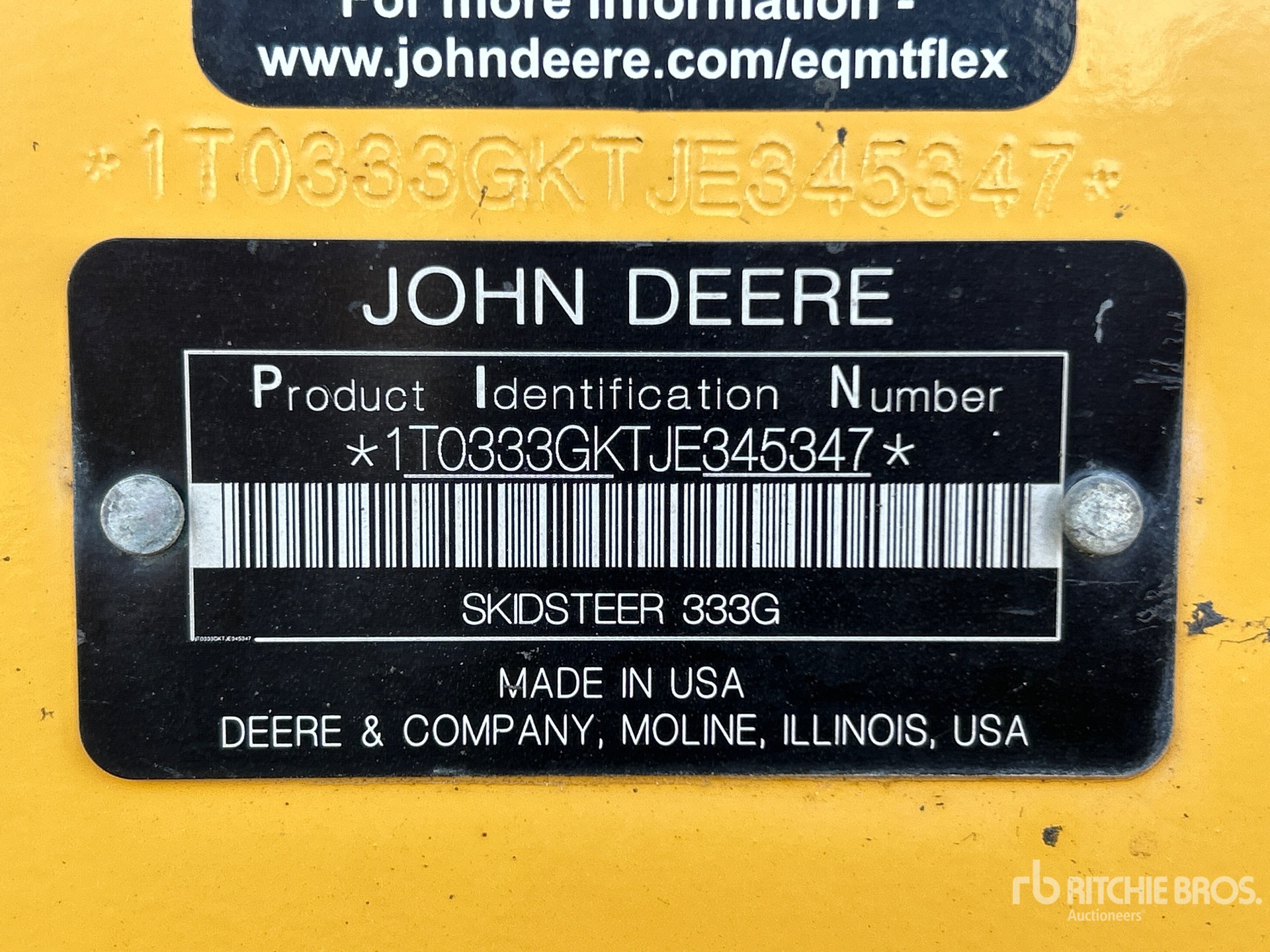 2019 John Deere 333G