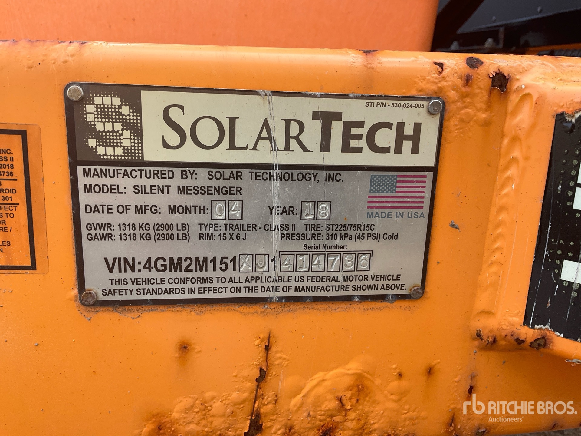 2018 Solar Tech SM-MB-1548