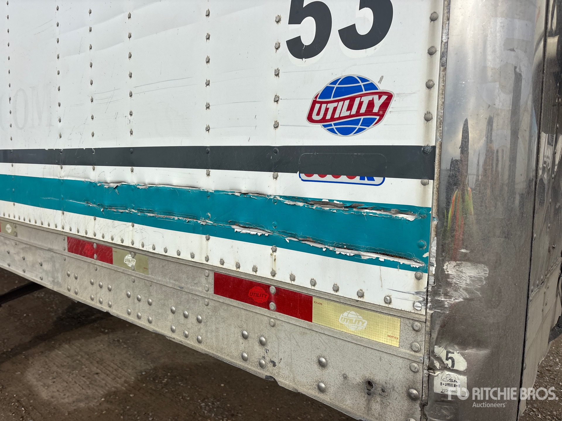 2012 Utility 53 FT X 102 IN T/A