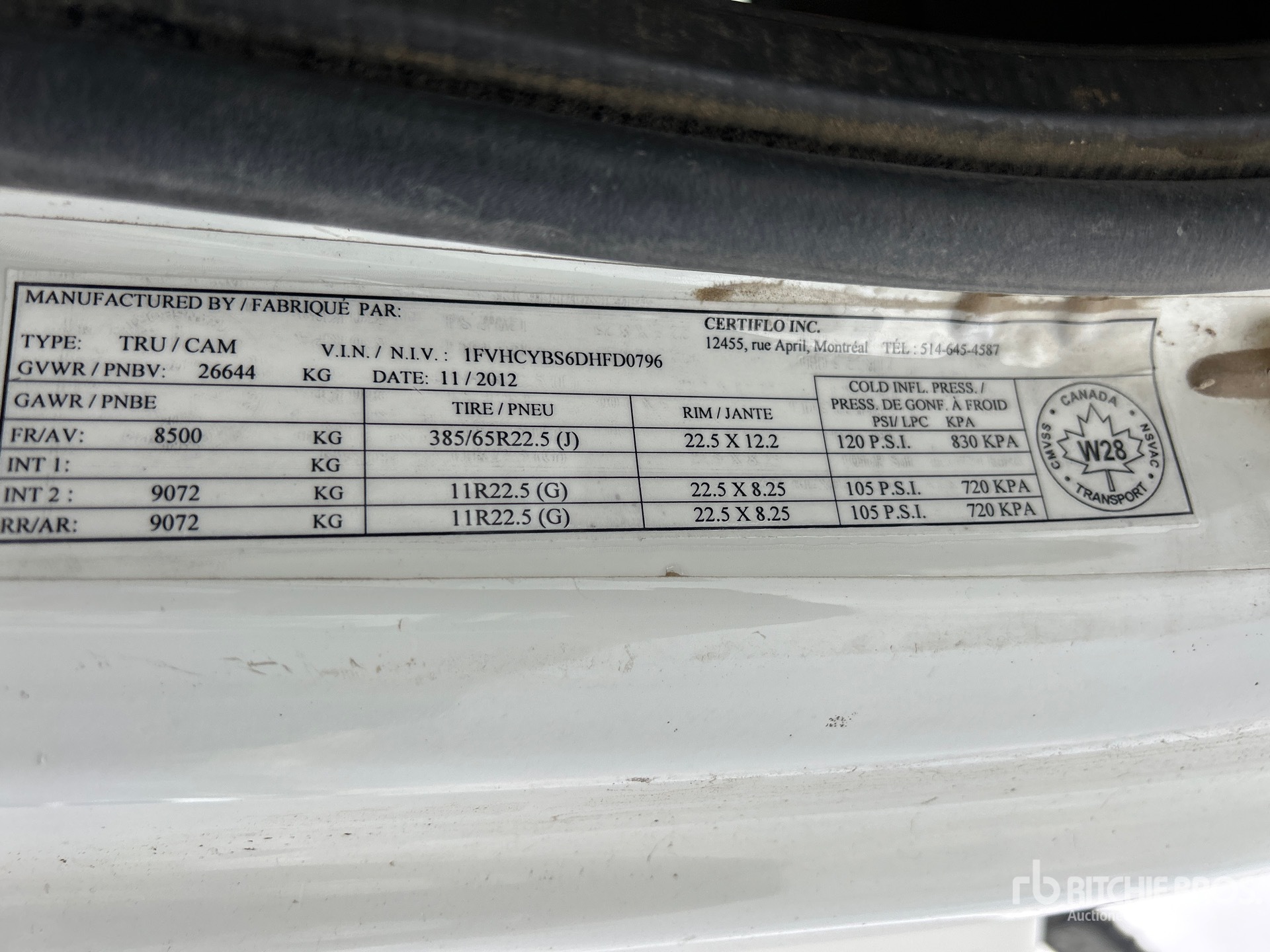 2013 Freightliner M2 106