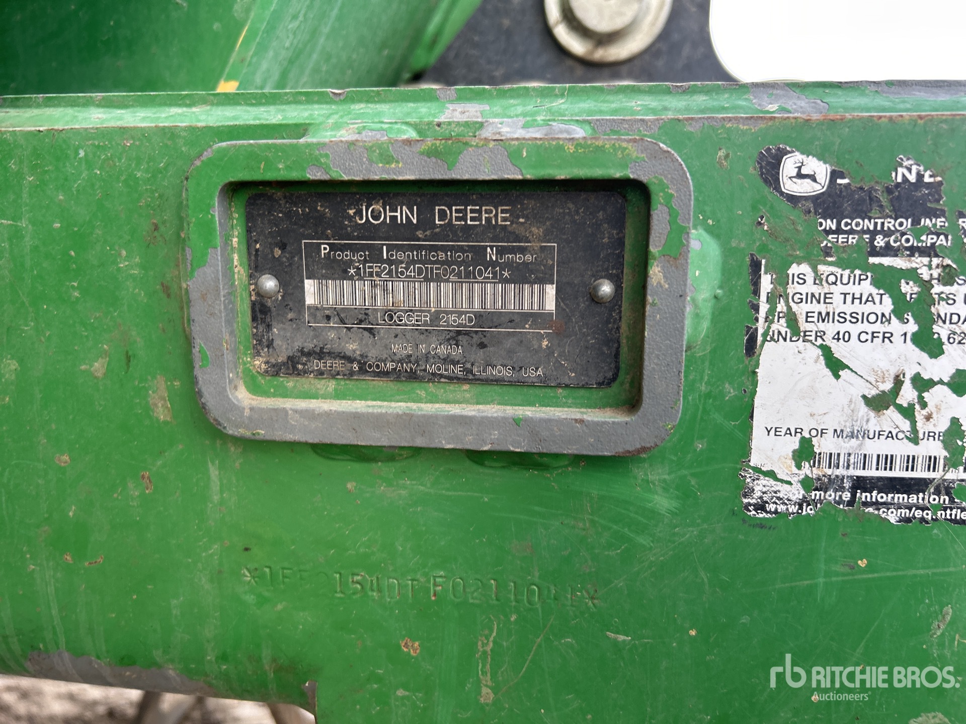 2016 John Deere 2154D