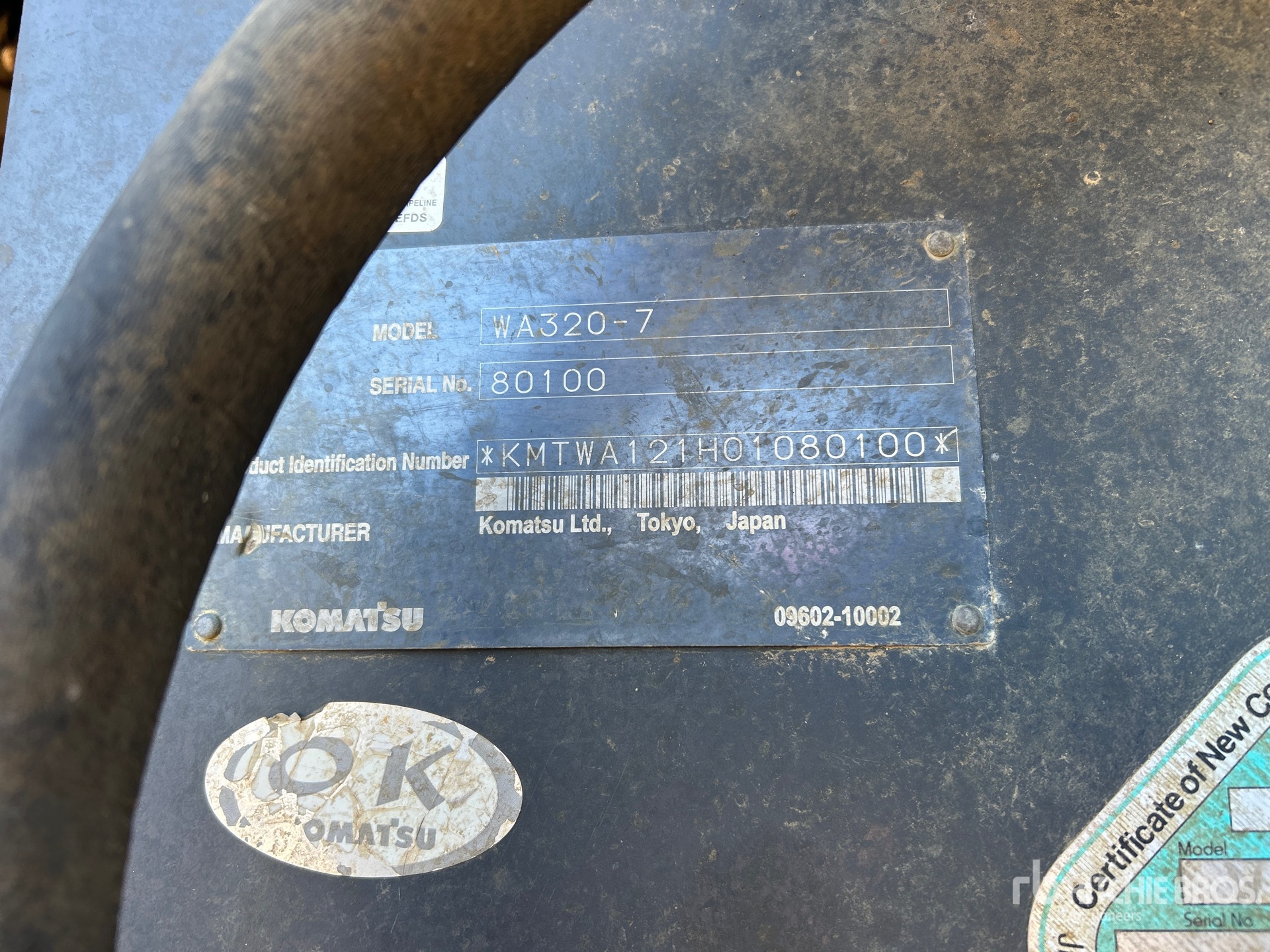 2013 Komatsu WA320-7