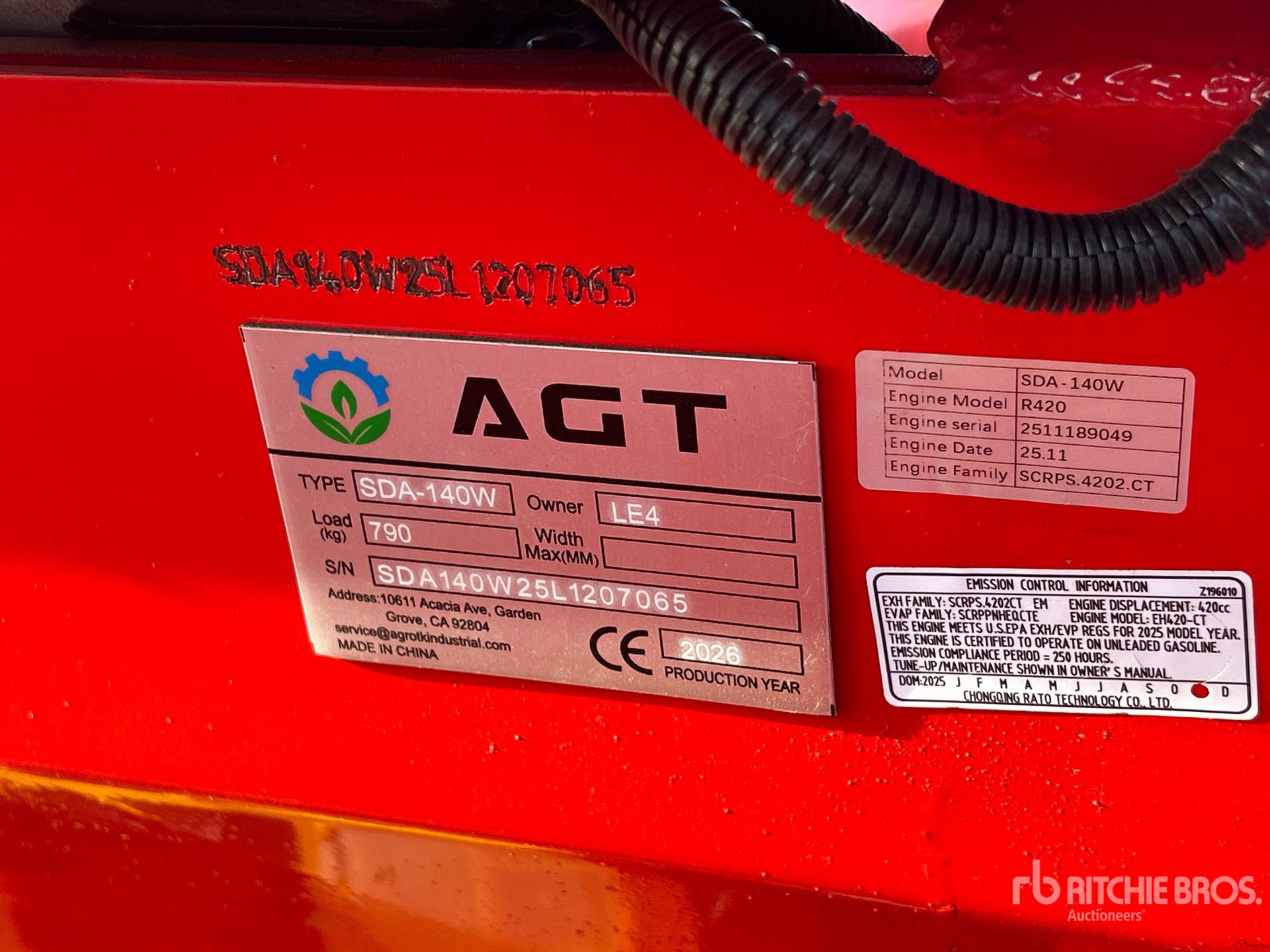2026 AGT SDA140W