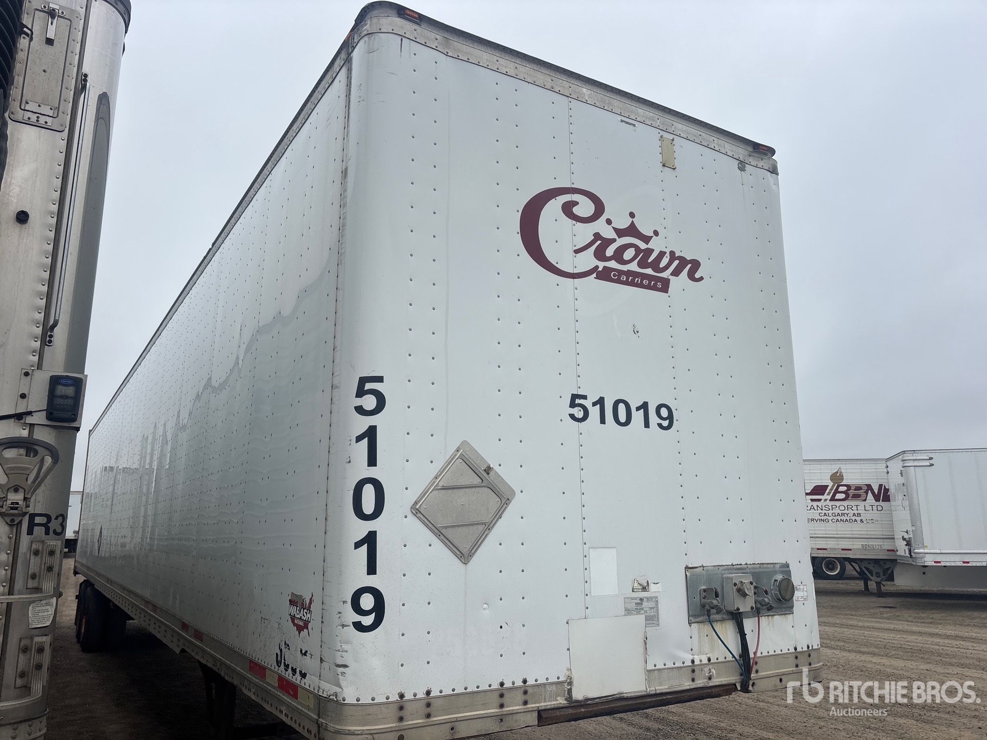 2007 Wabash 53 ft x 102 in T/A