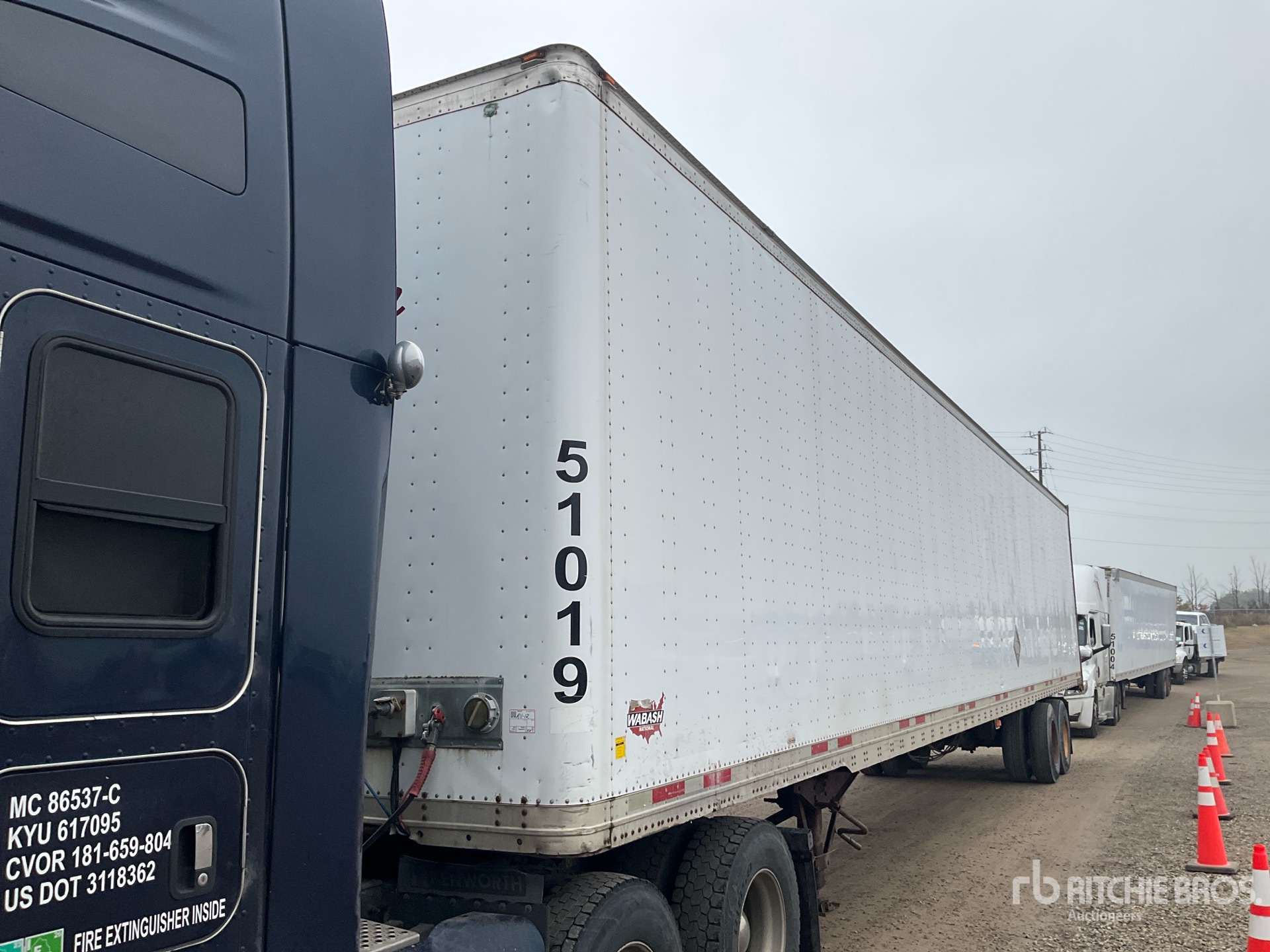2007 Wabash 53 ft x 102 in T/A