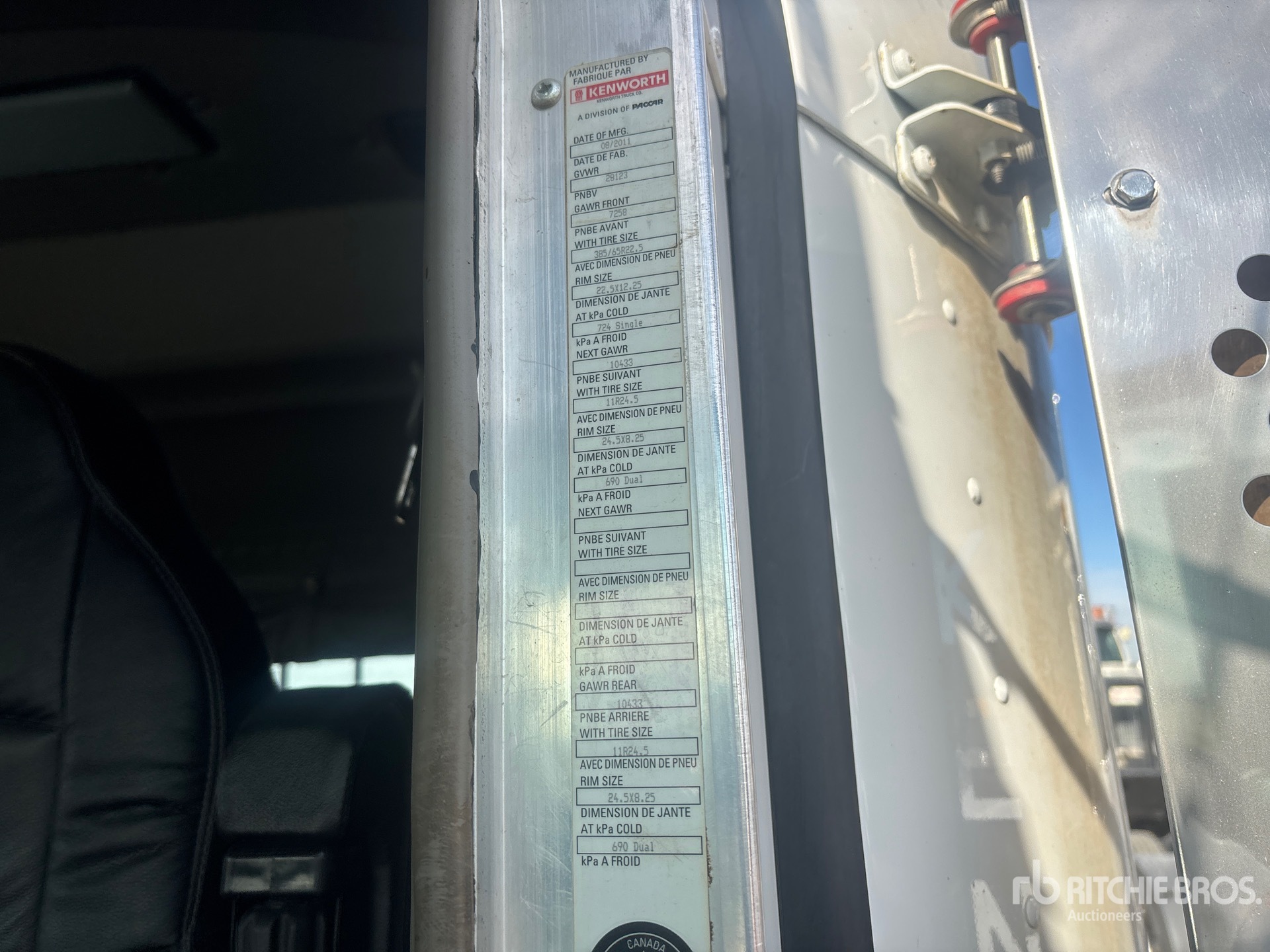 2012 Kenworth T800