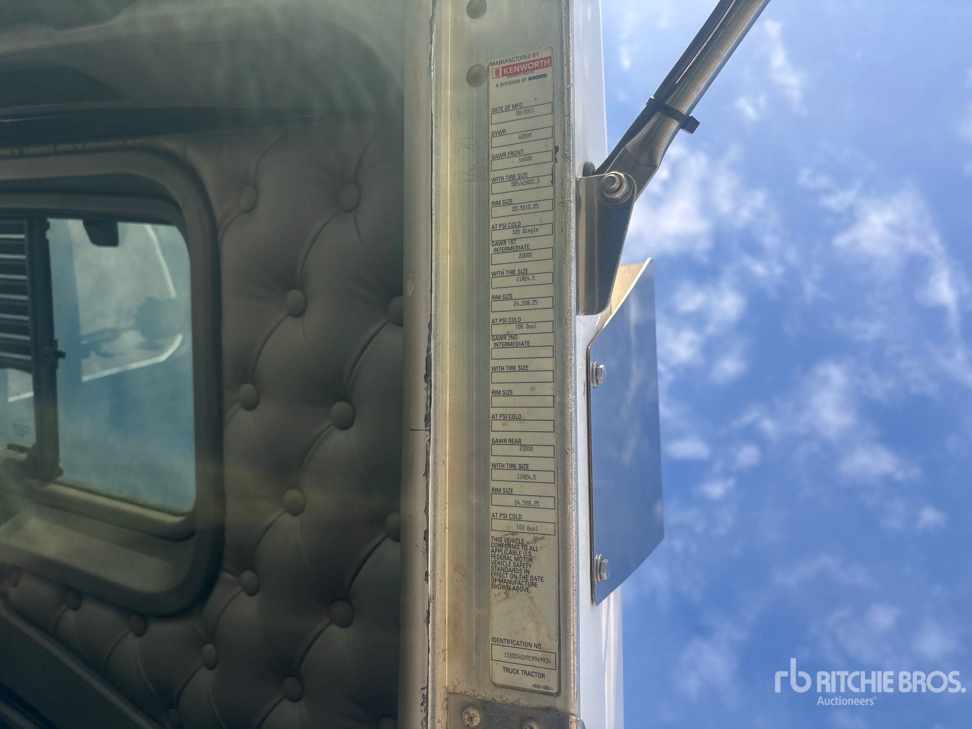 2012 Kenworth T800