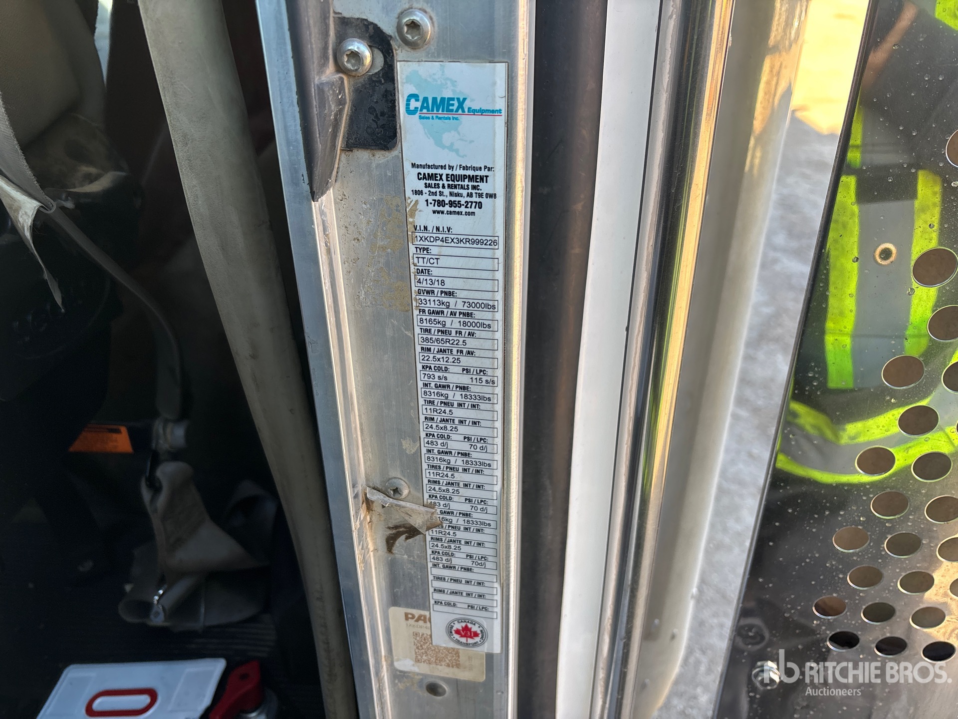 2019 Kenworth T800
