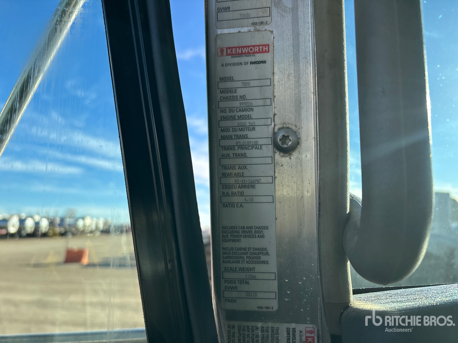 2019 Kenworth T800