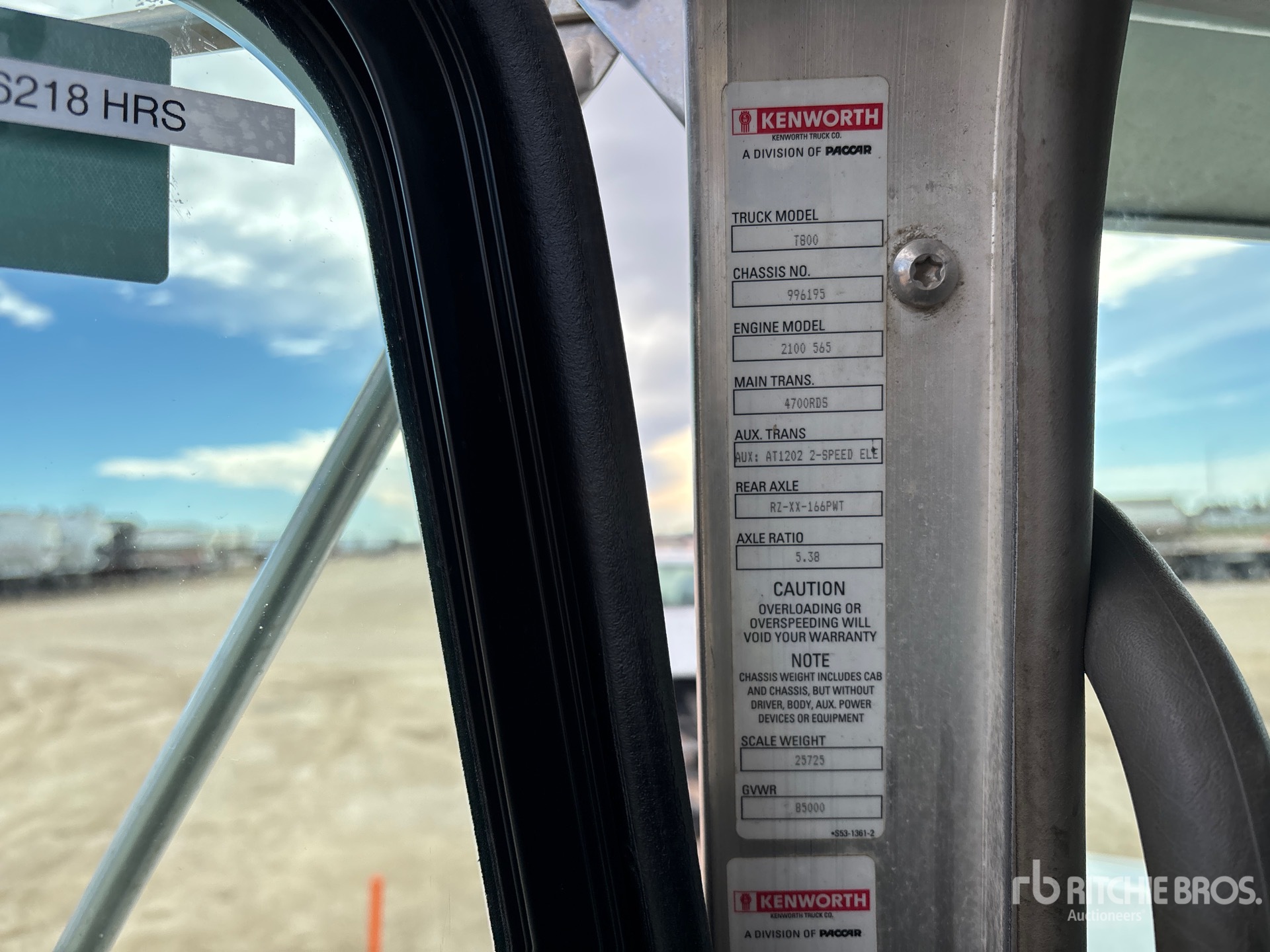 2019 Kenworth T800