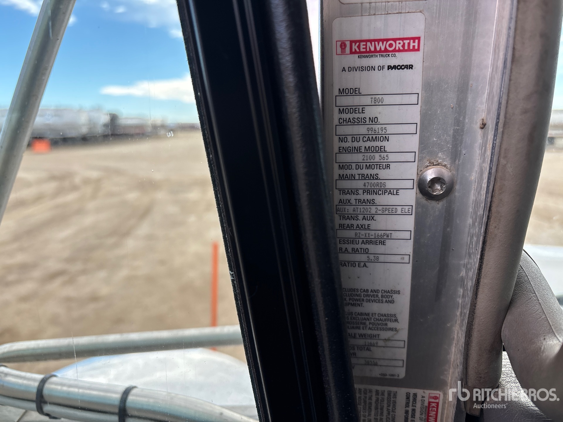 2019 Kenworth T800