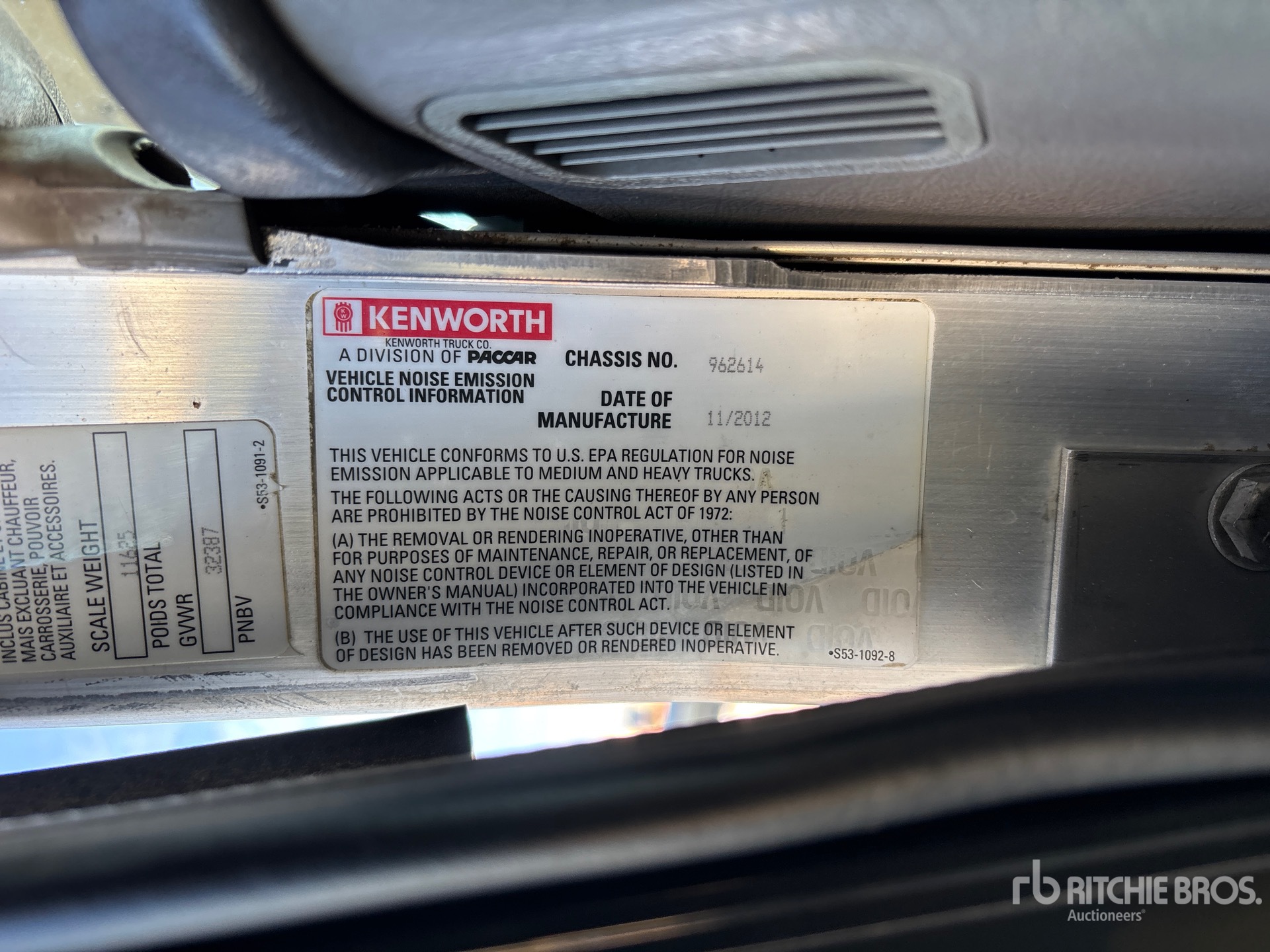 2013 Kenworth C500