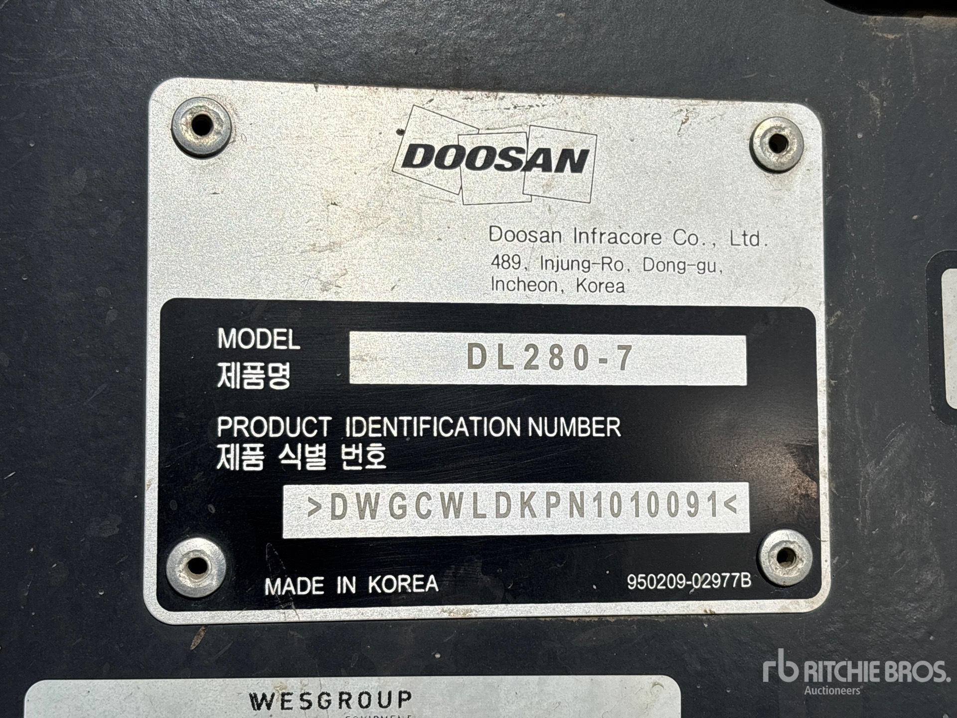 2022 Doosan DL280-7