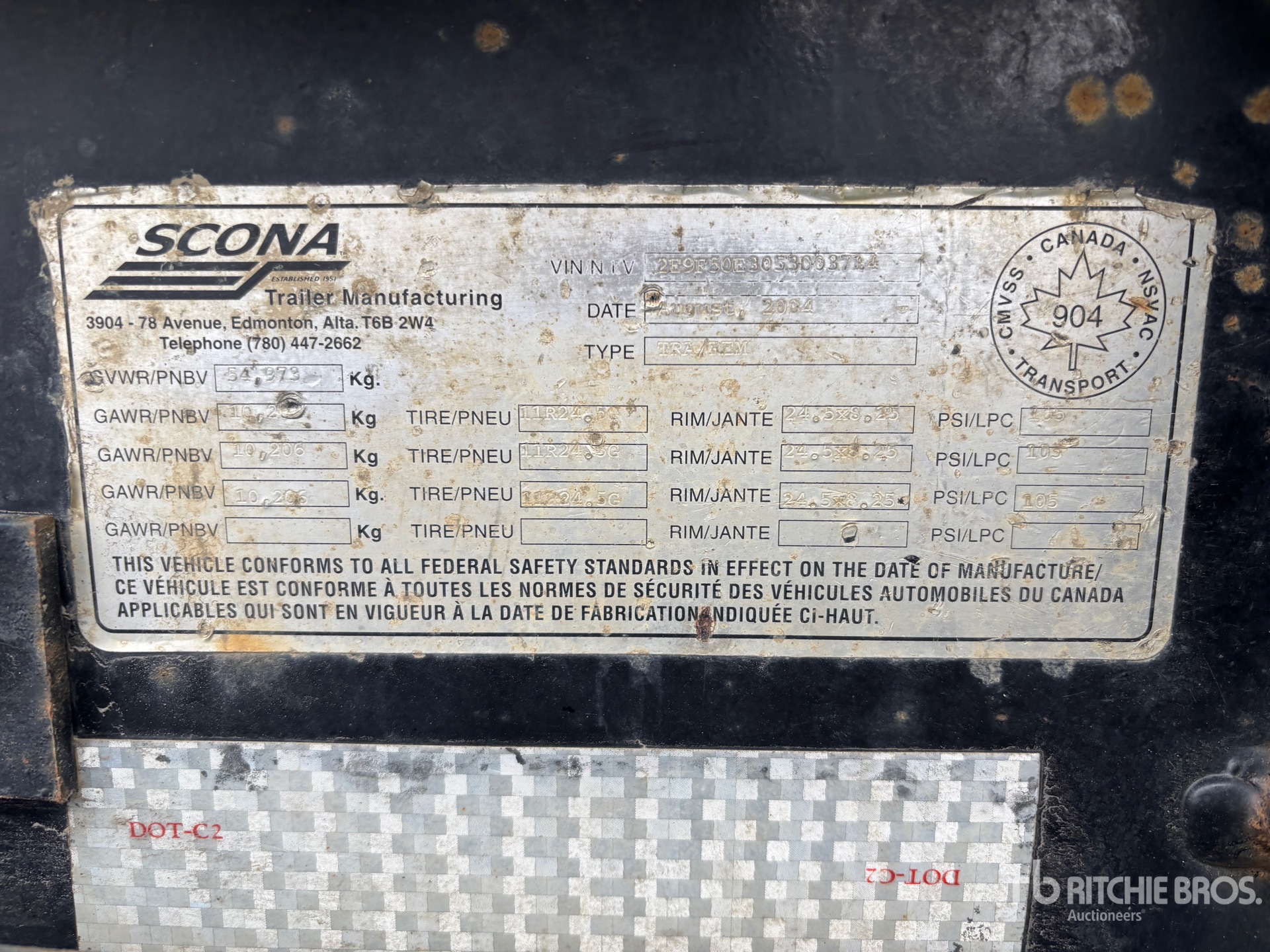 2005 Scona 49 FT TRI/A FLATBED