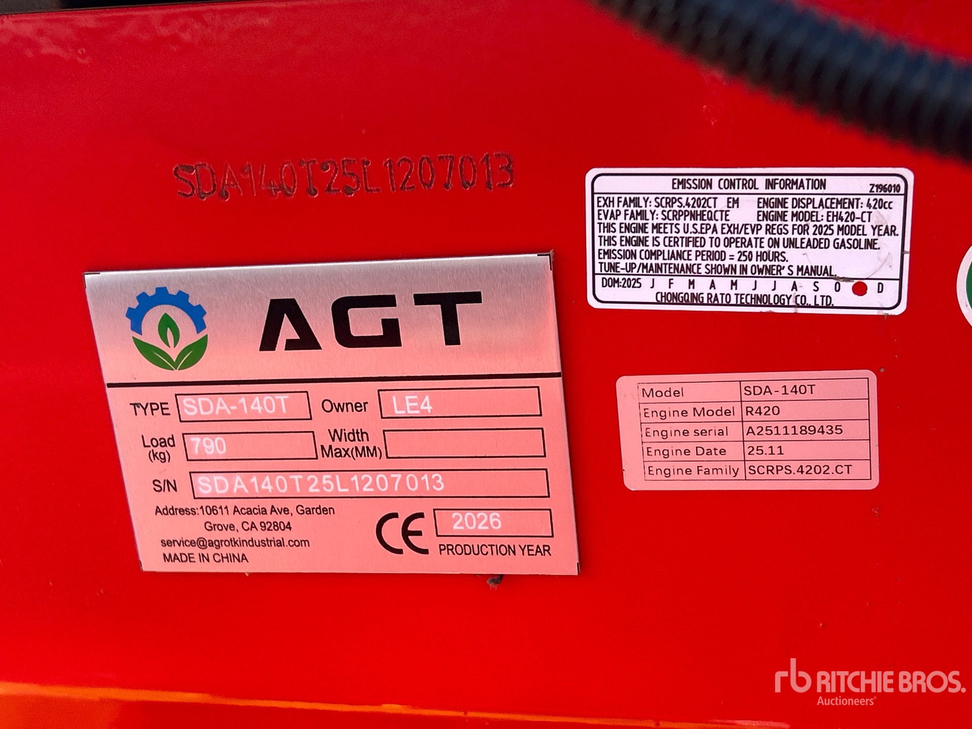 2026 AGT SDA-140T