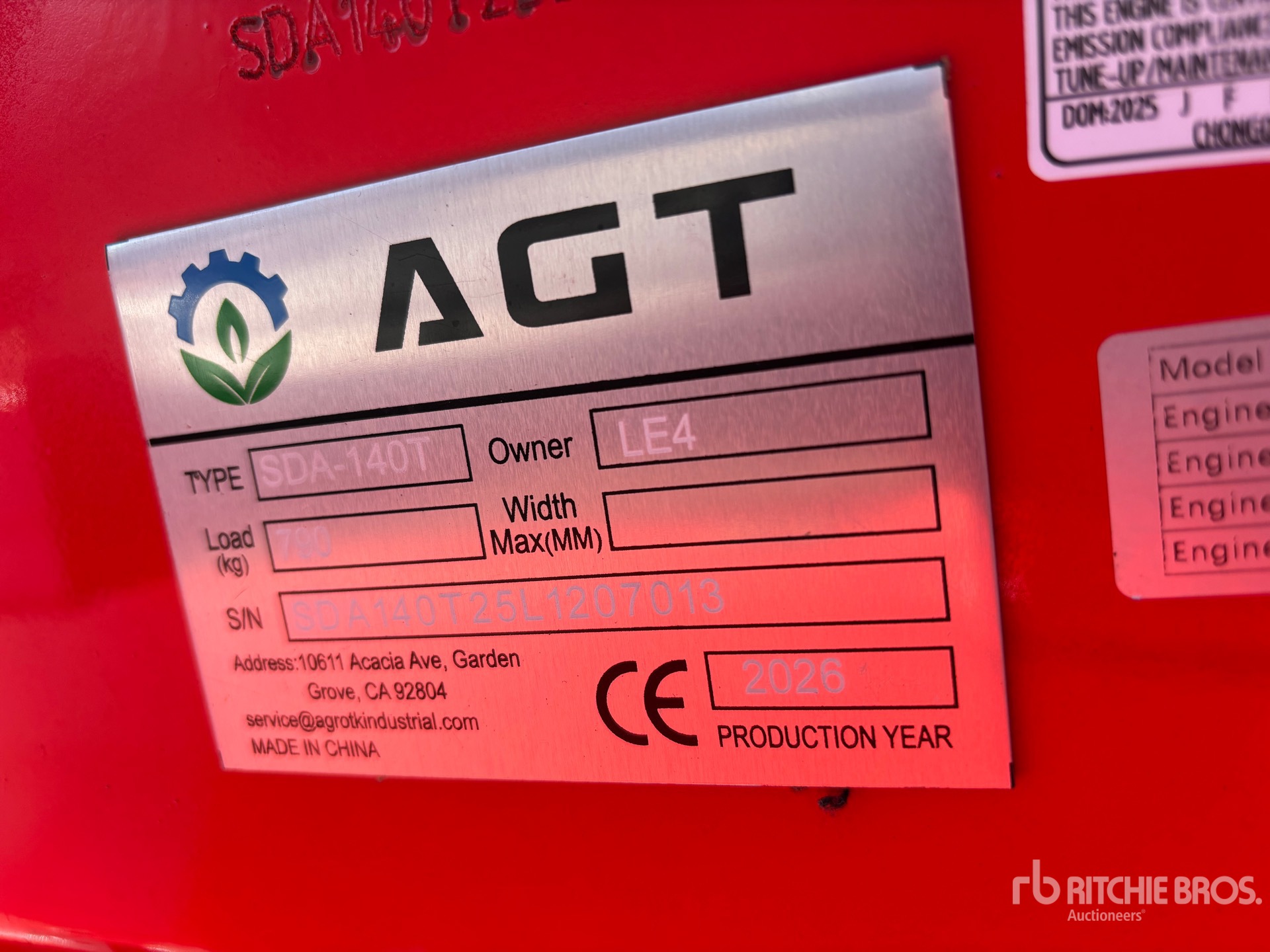 2026 AGT SDA-140T