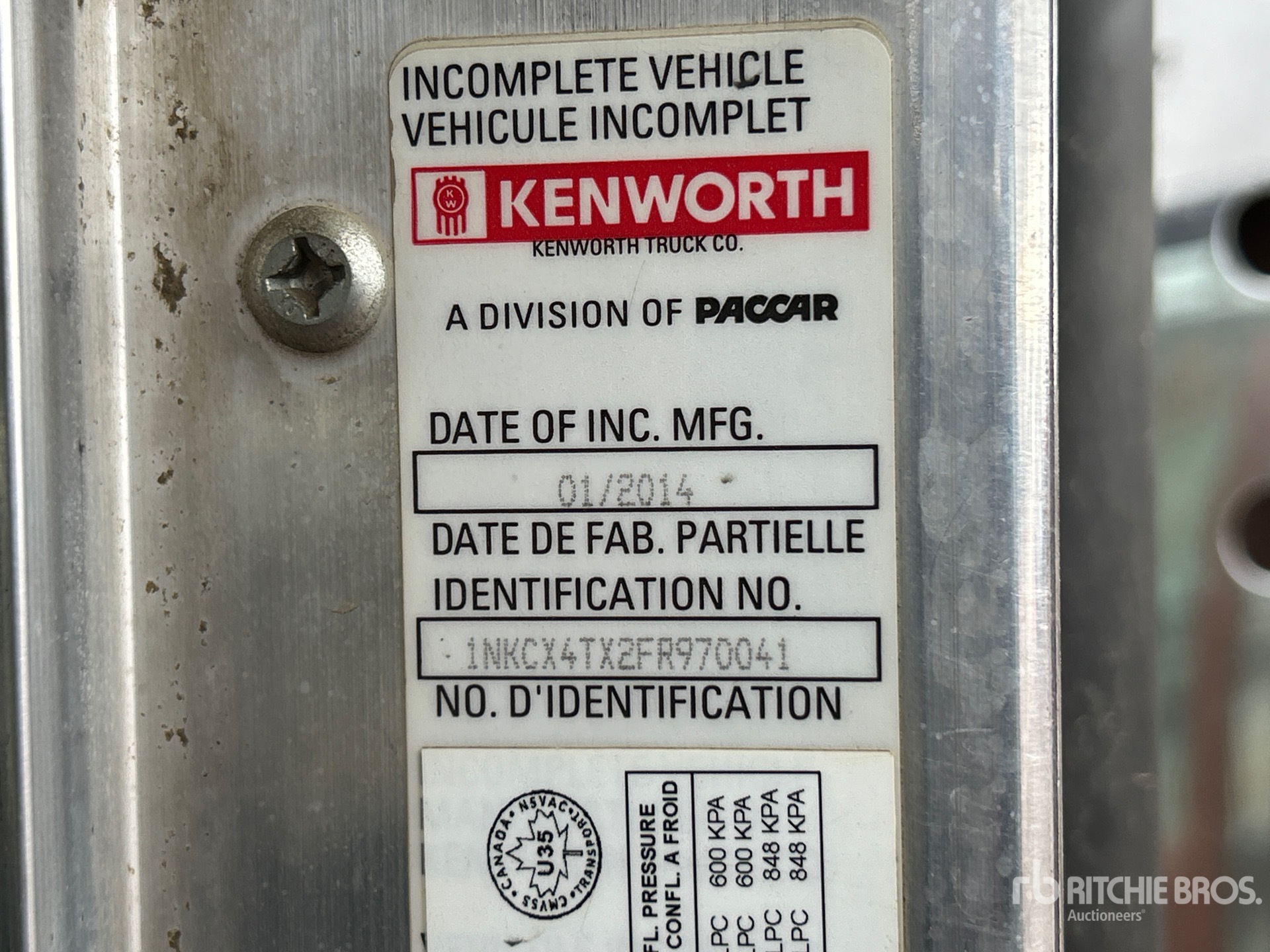 2015 Kenworth C500