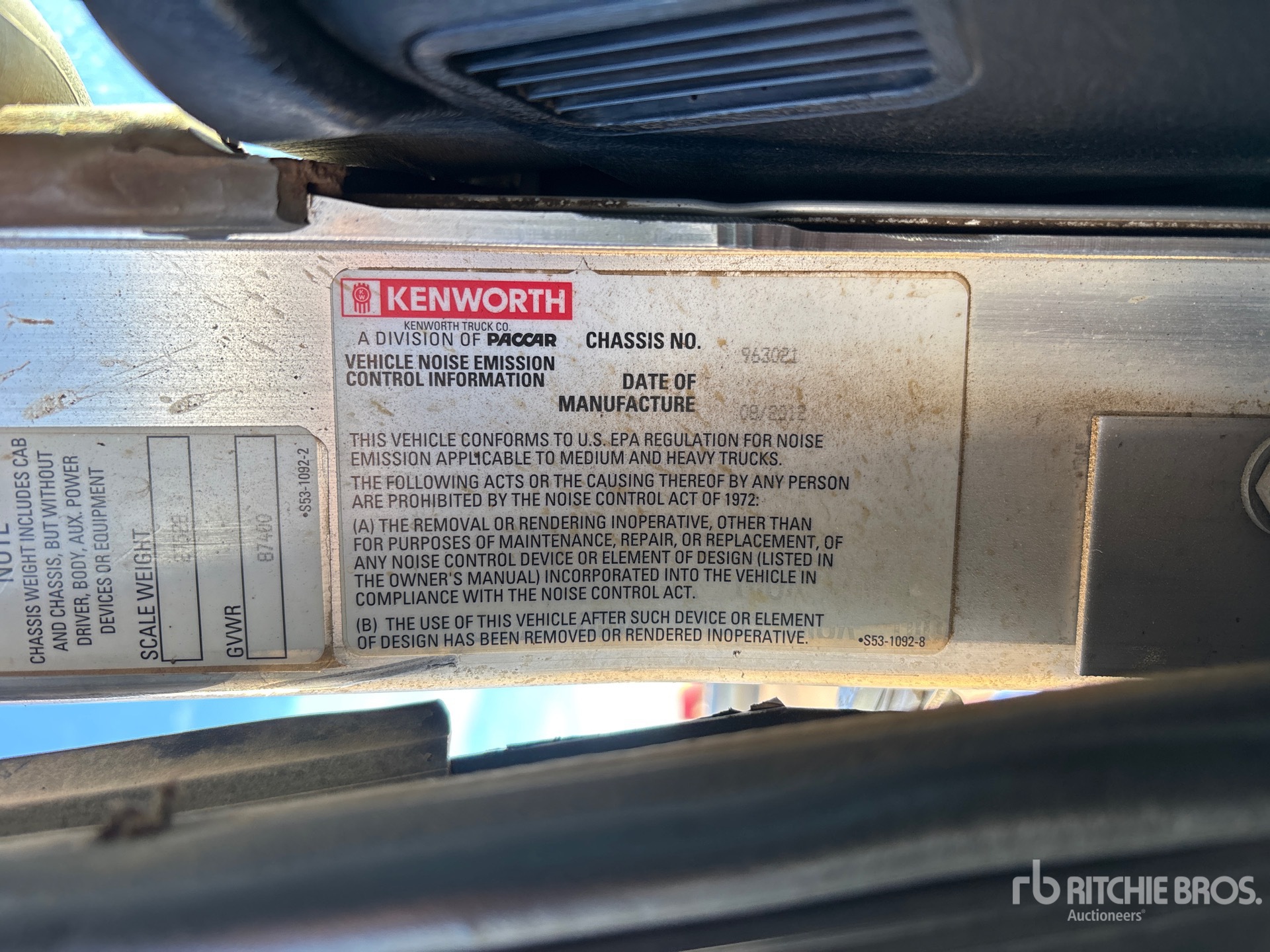2013 Kenworth C500