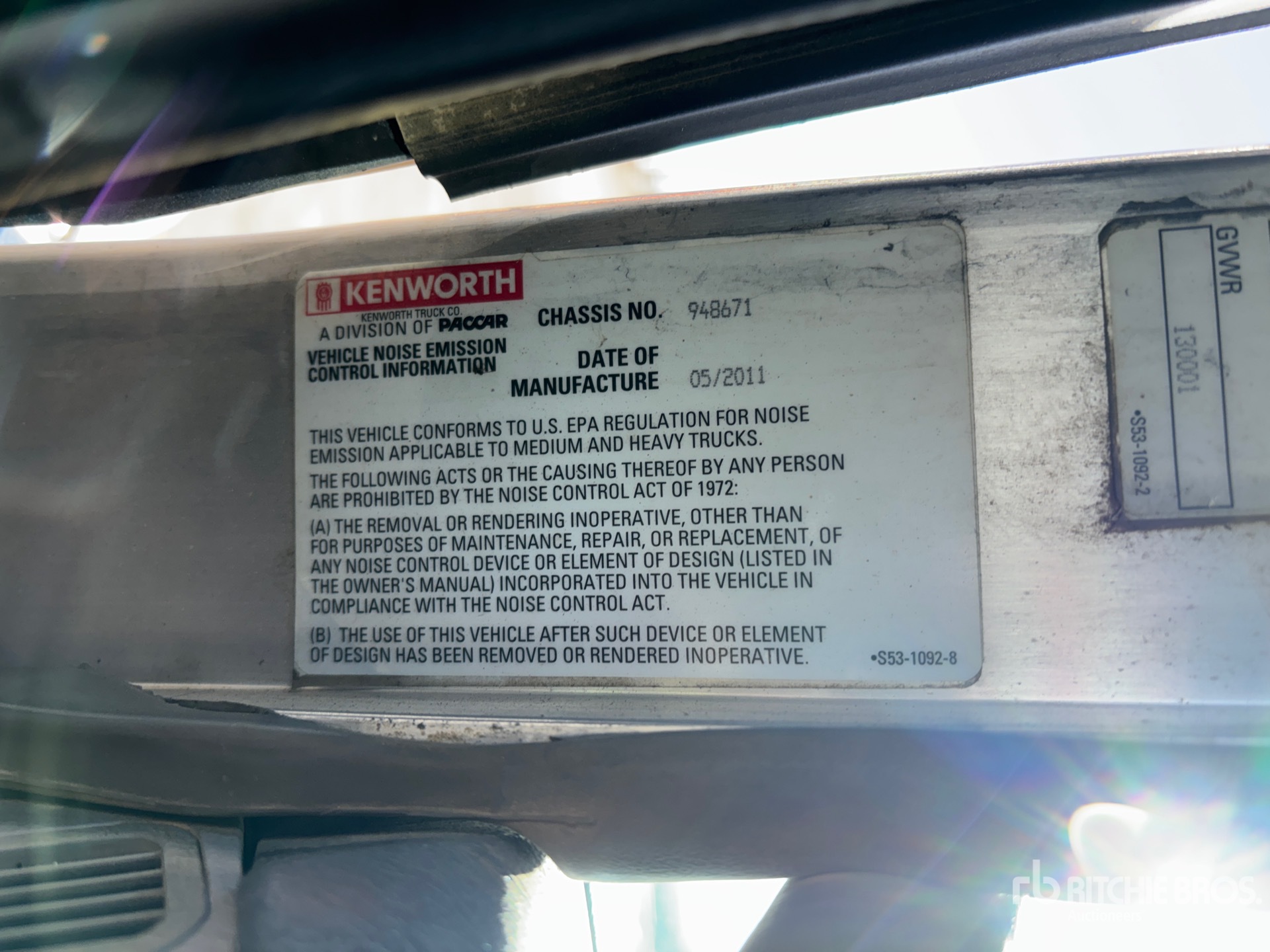 2012 Kenworth C500