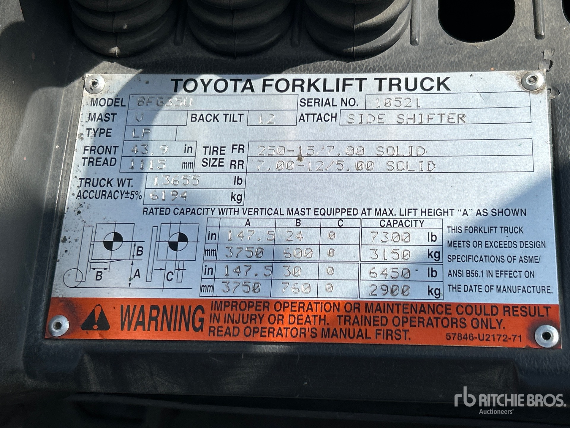 2014 Toyota 8FG35U