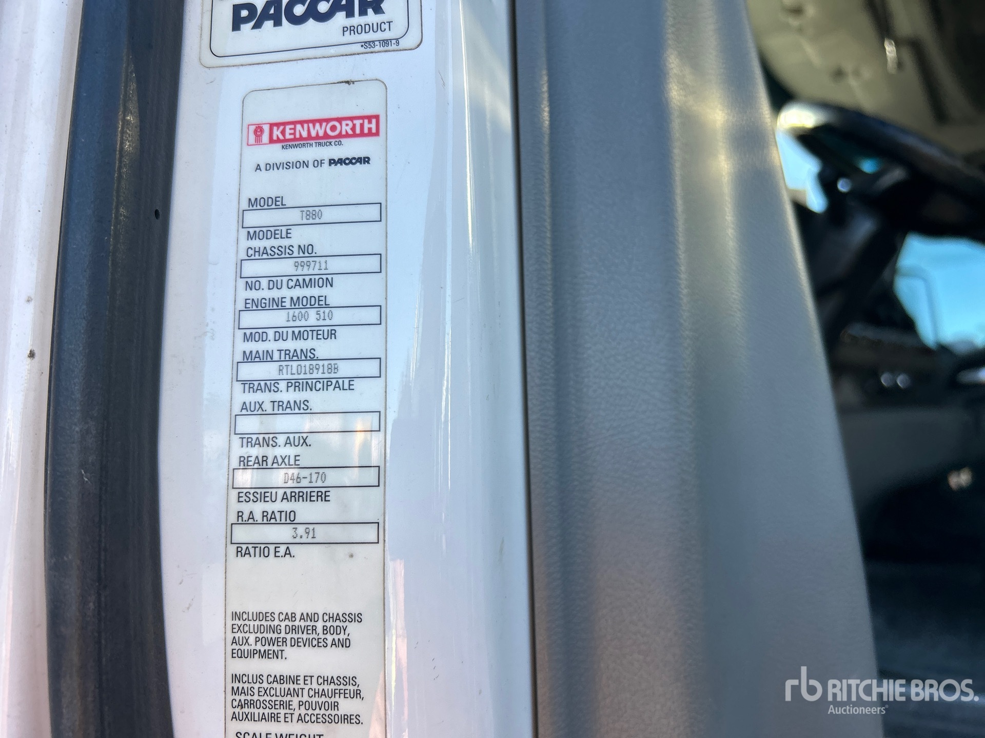 2019 Kenworth T880
