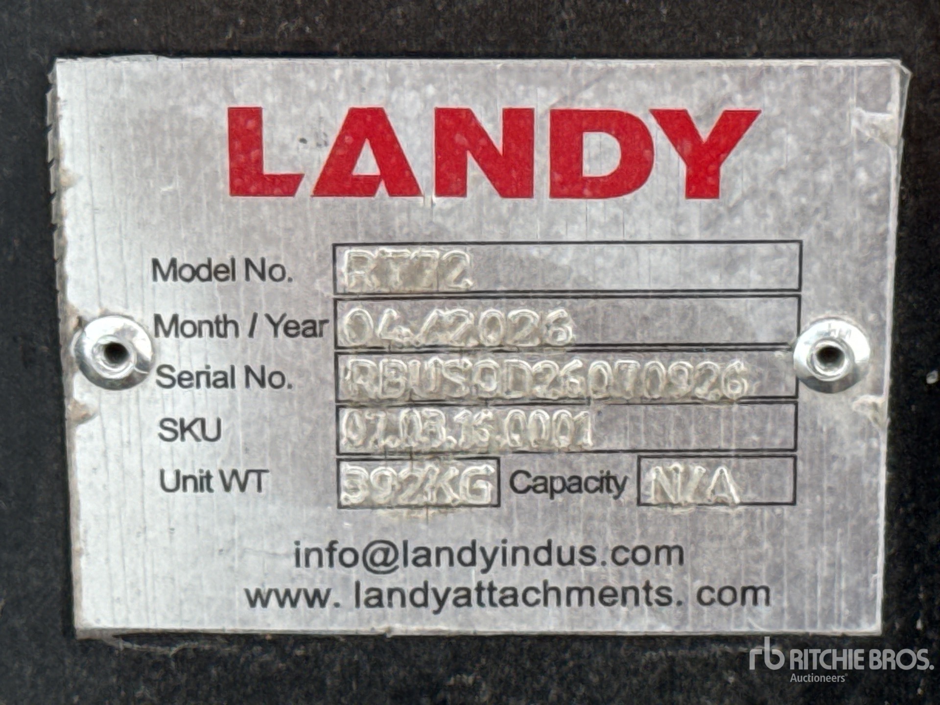Landy 72 in - Fits Randy RT72 (Unused)