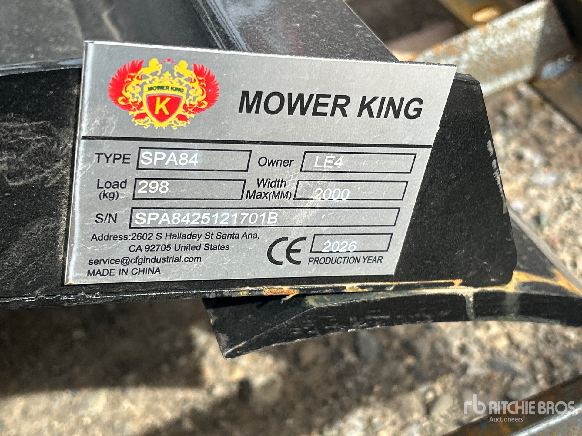 2026 Mower King SPA84