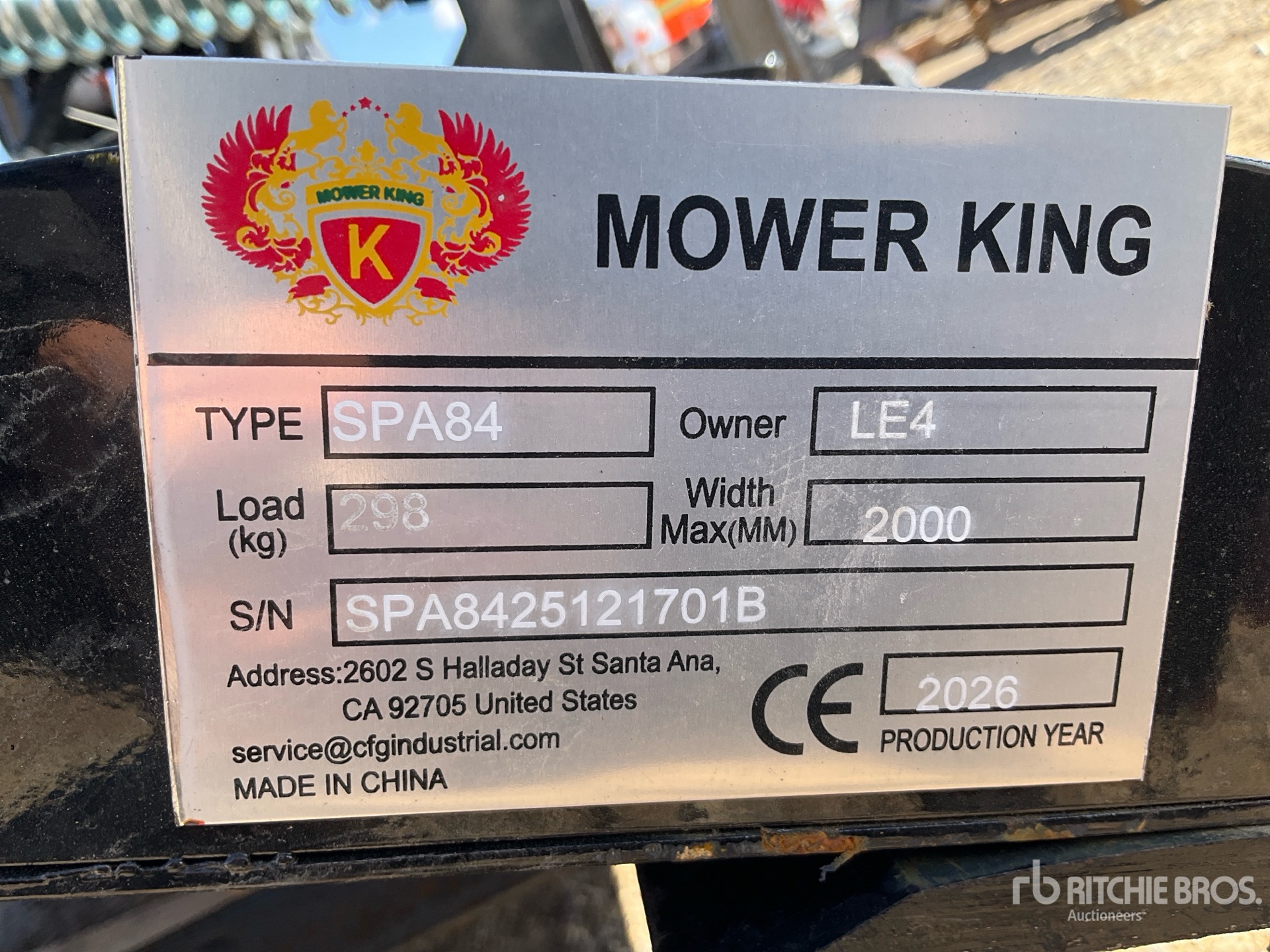 2026 Mower King SPA84