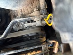 Engine with A/C Compressor