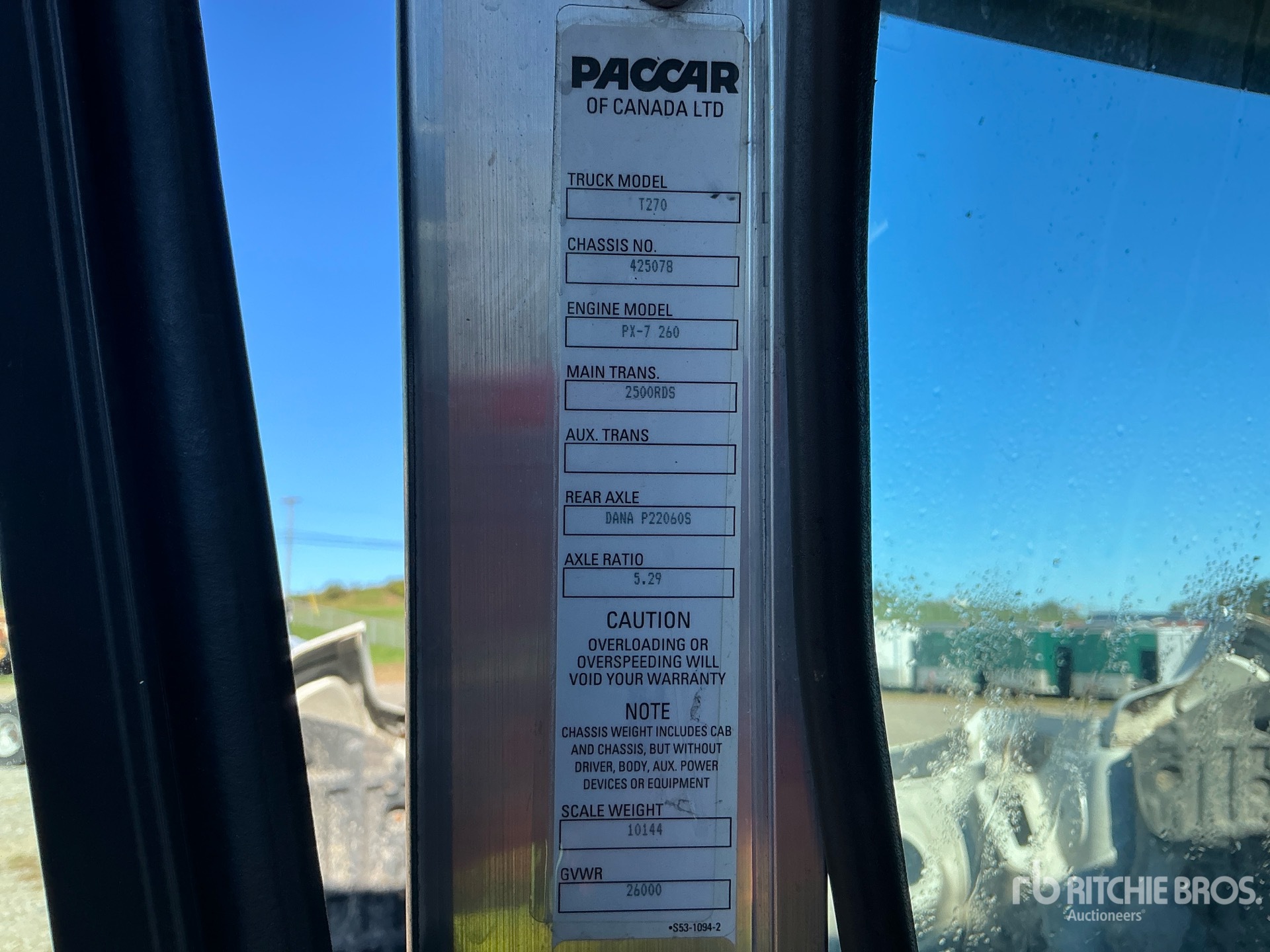 2015 Kenworth T270