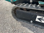 Rubber Track Undercarriage with Front Idler Wear