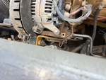 Engine with A/C Compressor