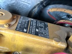 Engine with Emission Label
