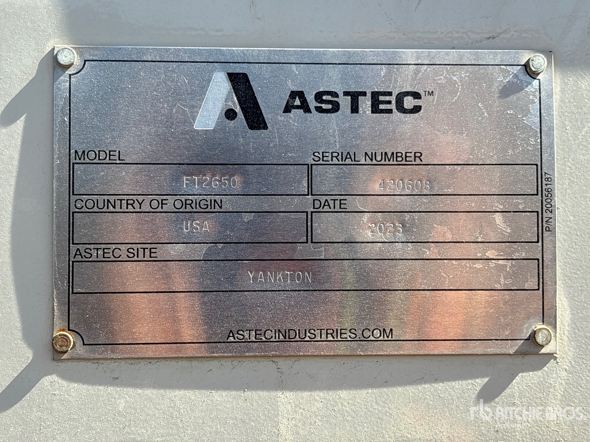 2023 Astec FT2650
