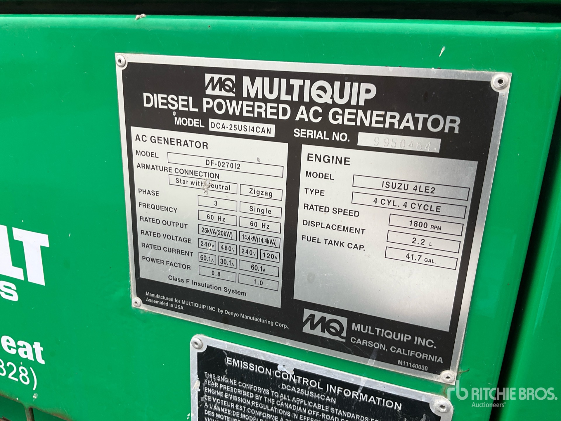 Multiquip DCA-25USI