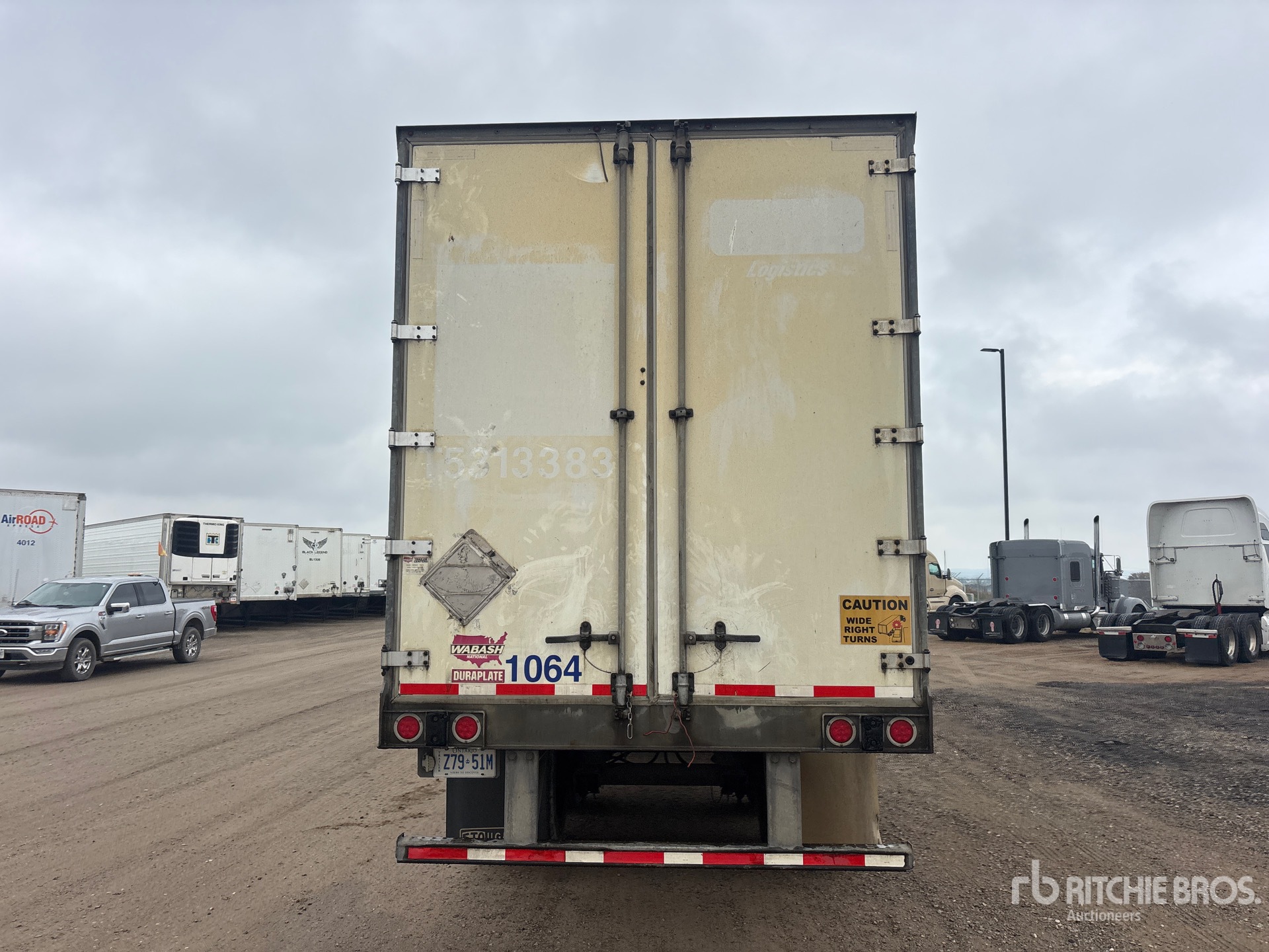 2014 Wabash 53 ft x 102 in T/A