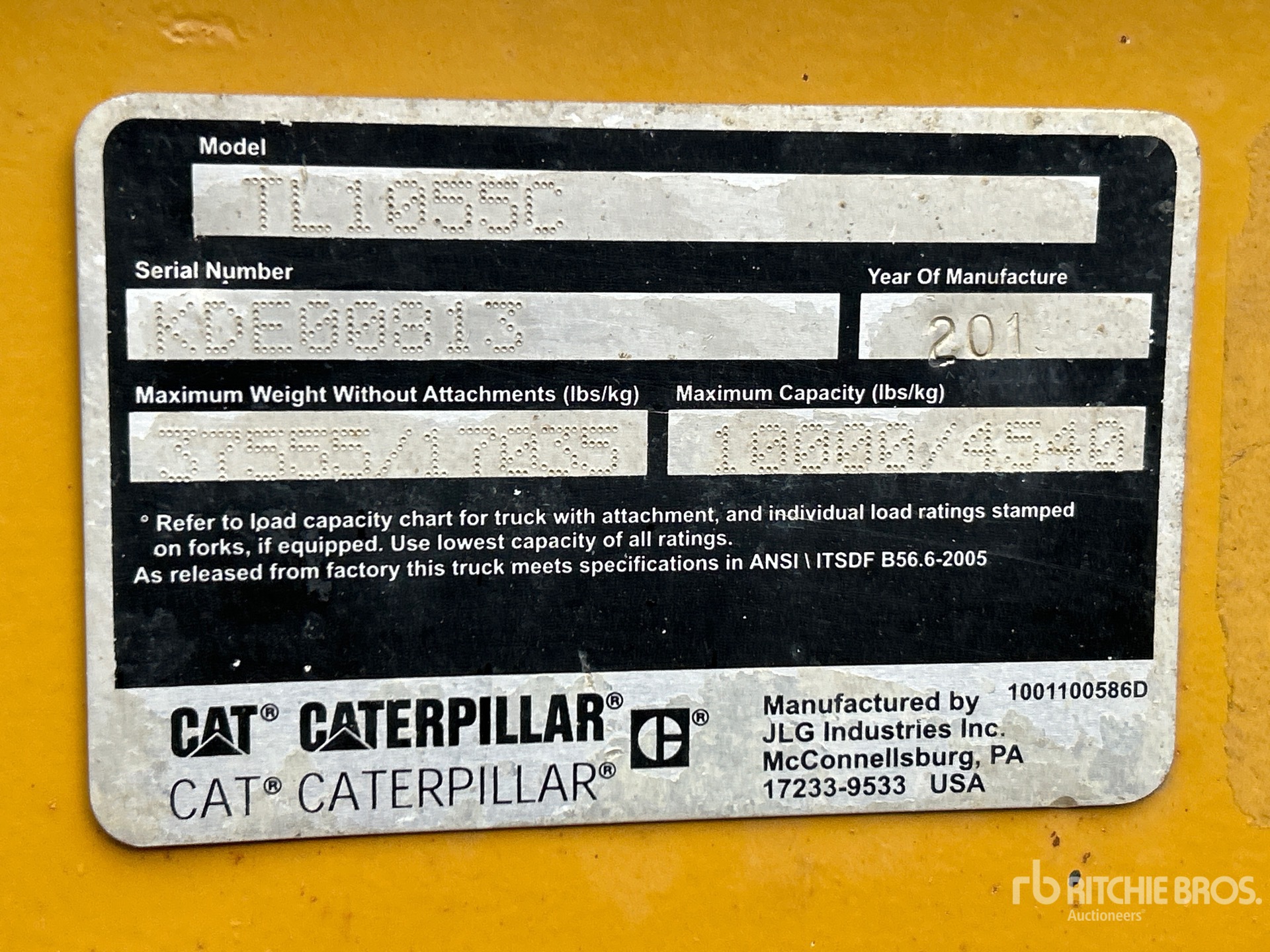 2013 Caterpillar TL1055C
