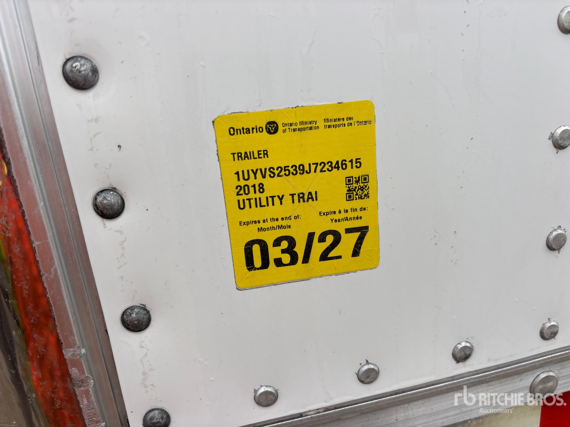 2018 Utility VS2DX