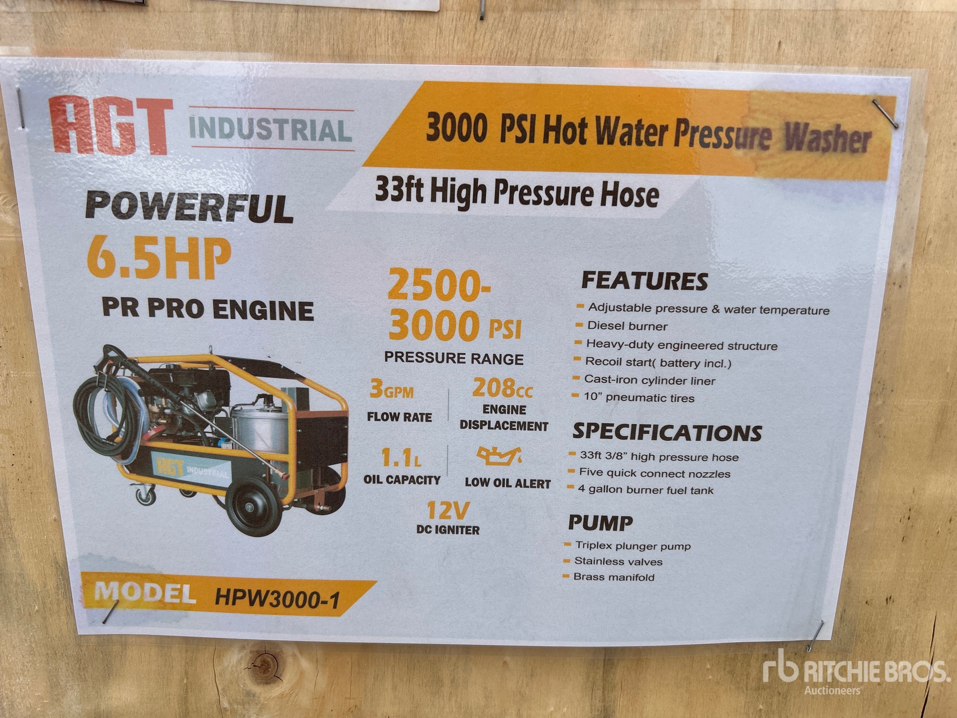 2026 AGT HPW3000-1