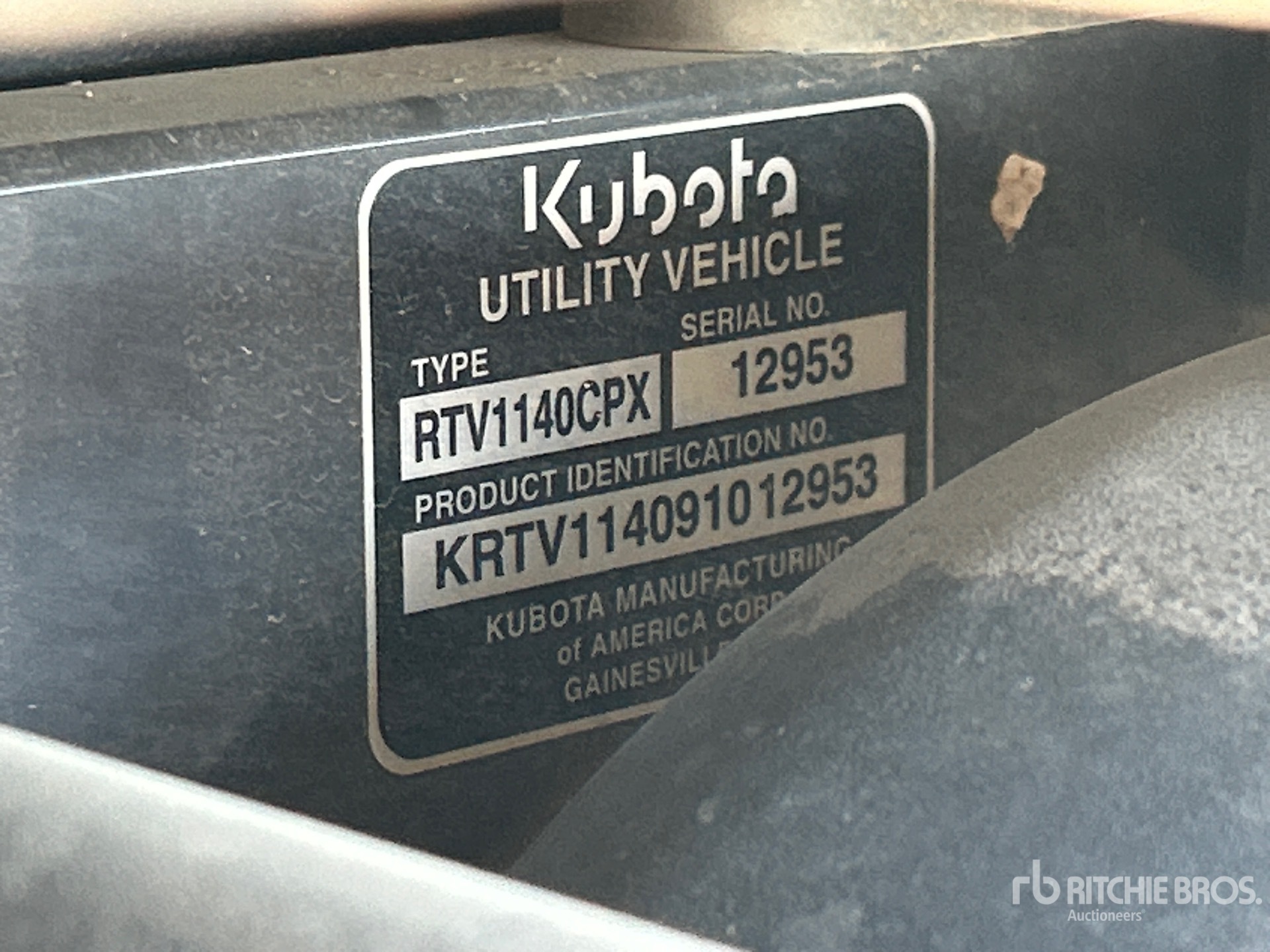 2010 Kubota RTV1140CPX