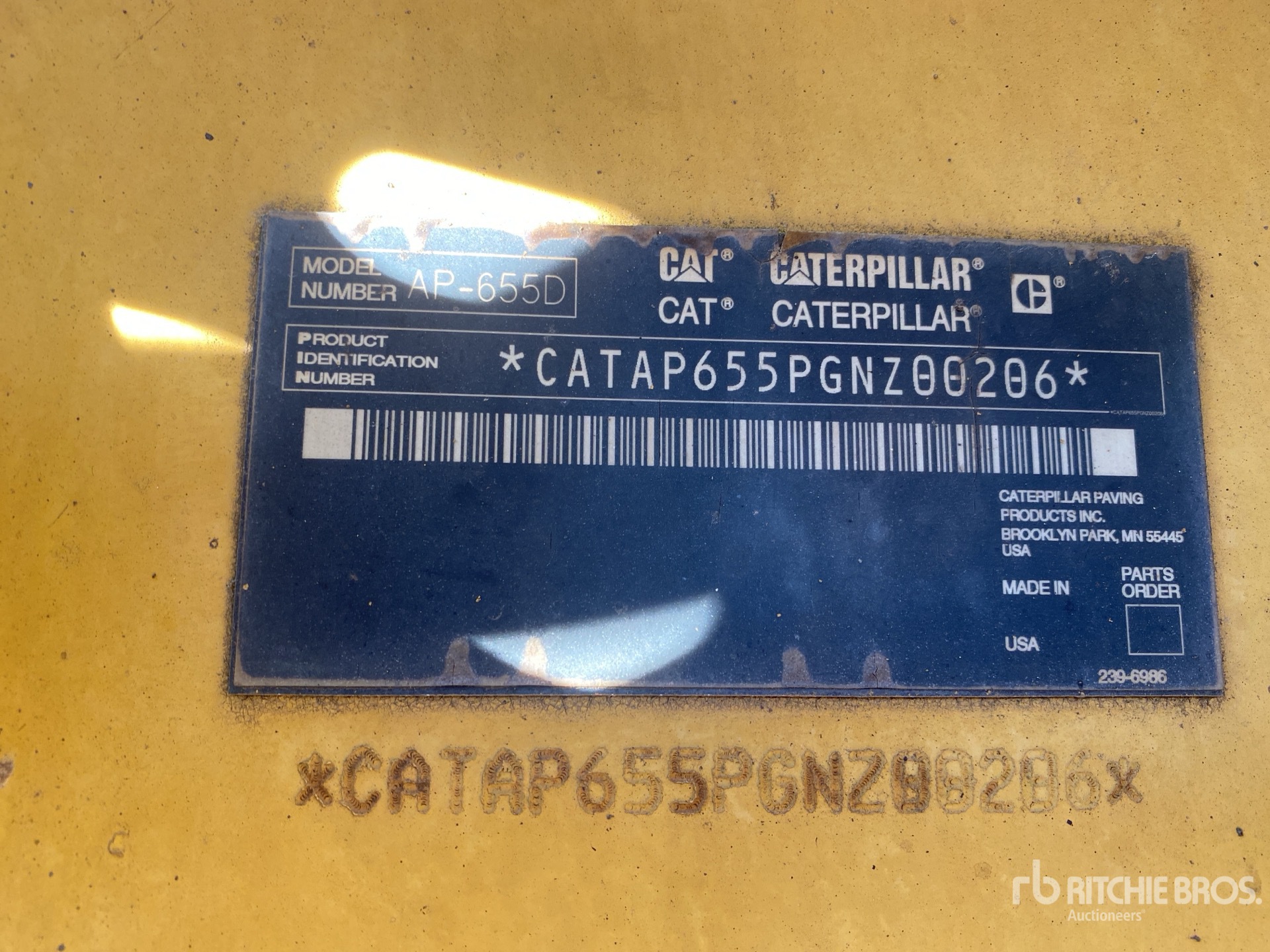 2007 Caterpillar AP655D