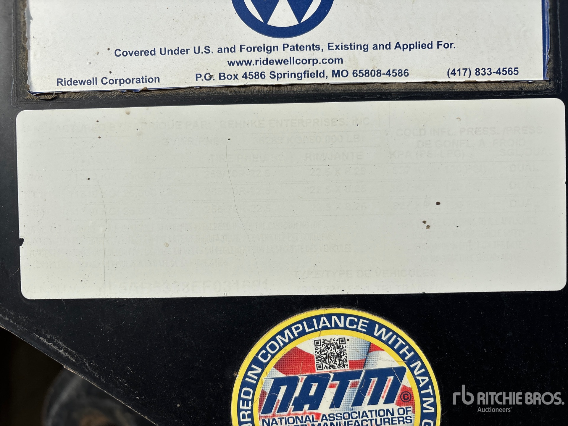 Behnke Enterprises 51 FT TRI/A