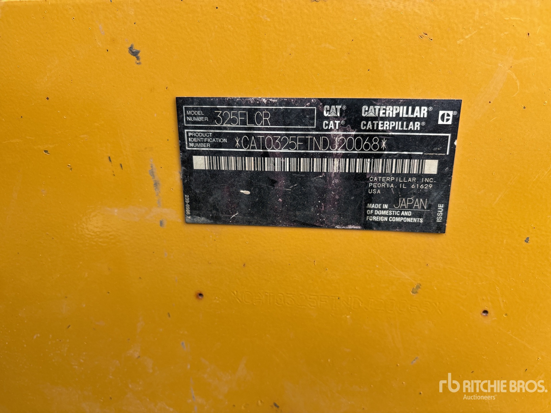 2018 Caterpillar 325F L CR