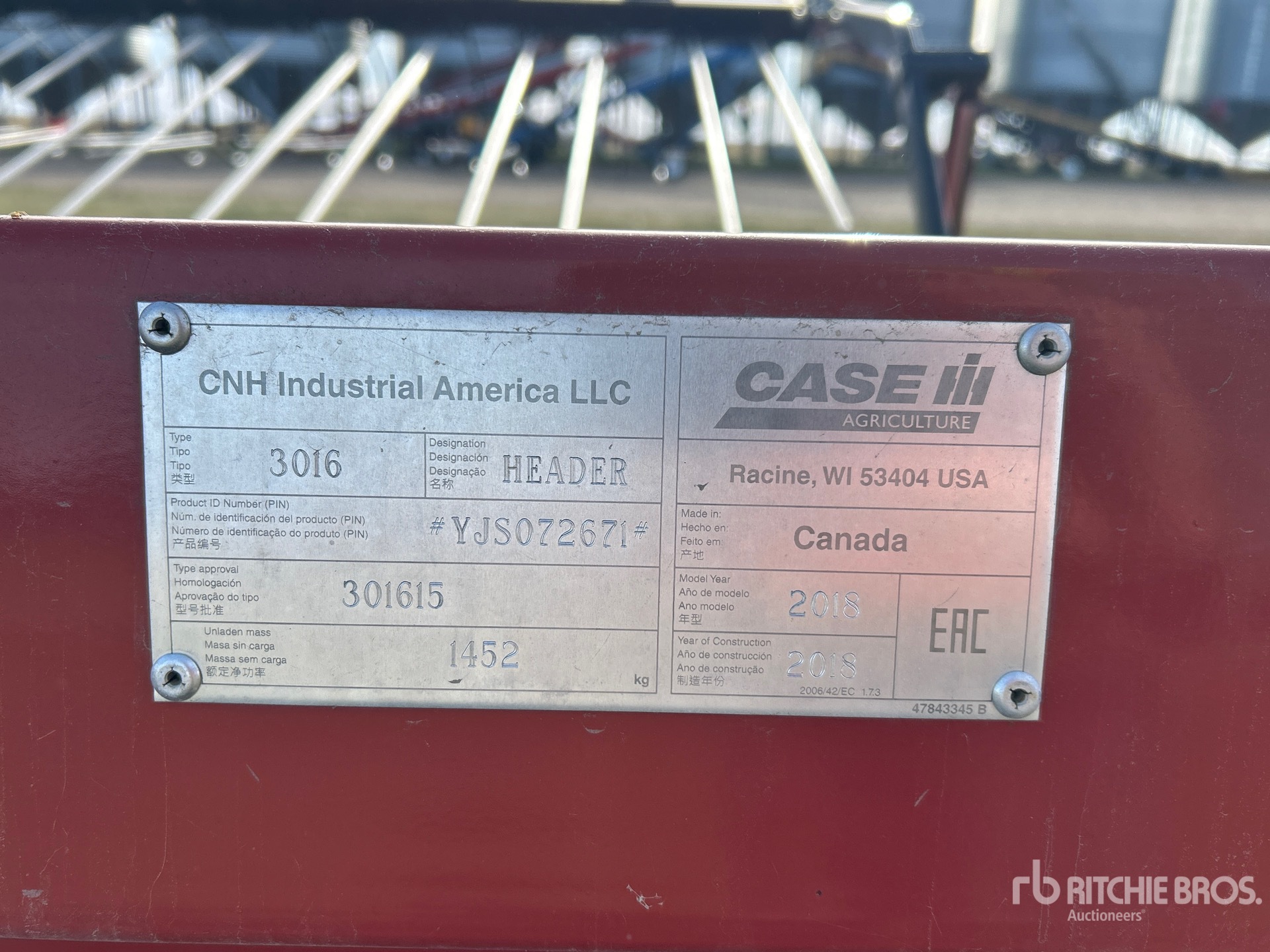 2018 Case Ih 3016 SERIES II