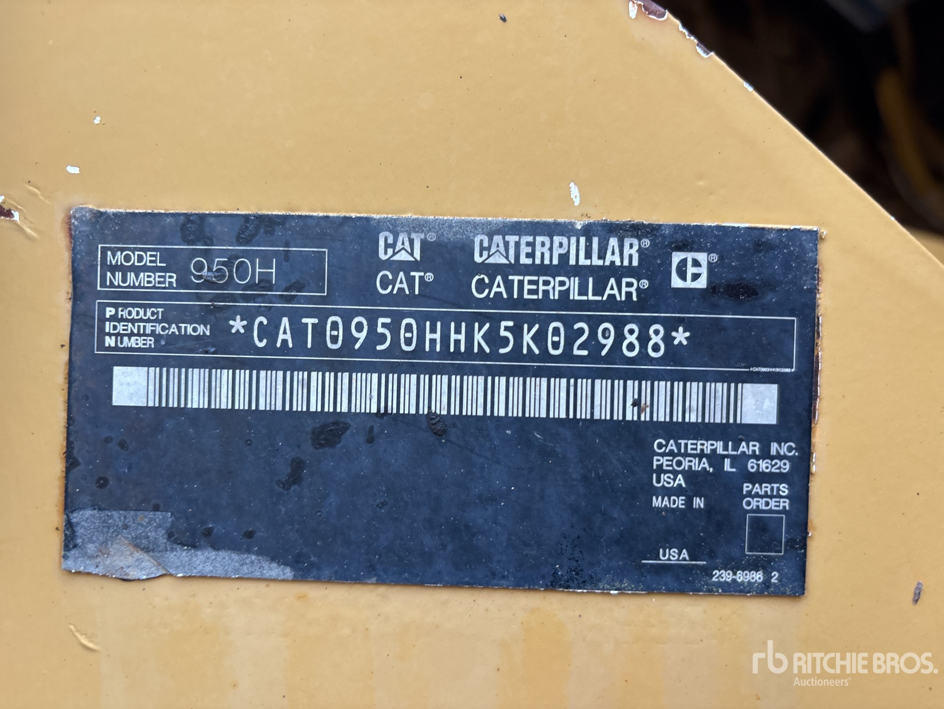 2010 Caterpillar 950H