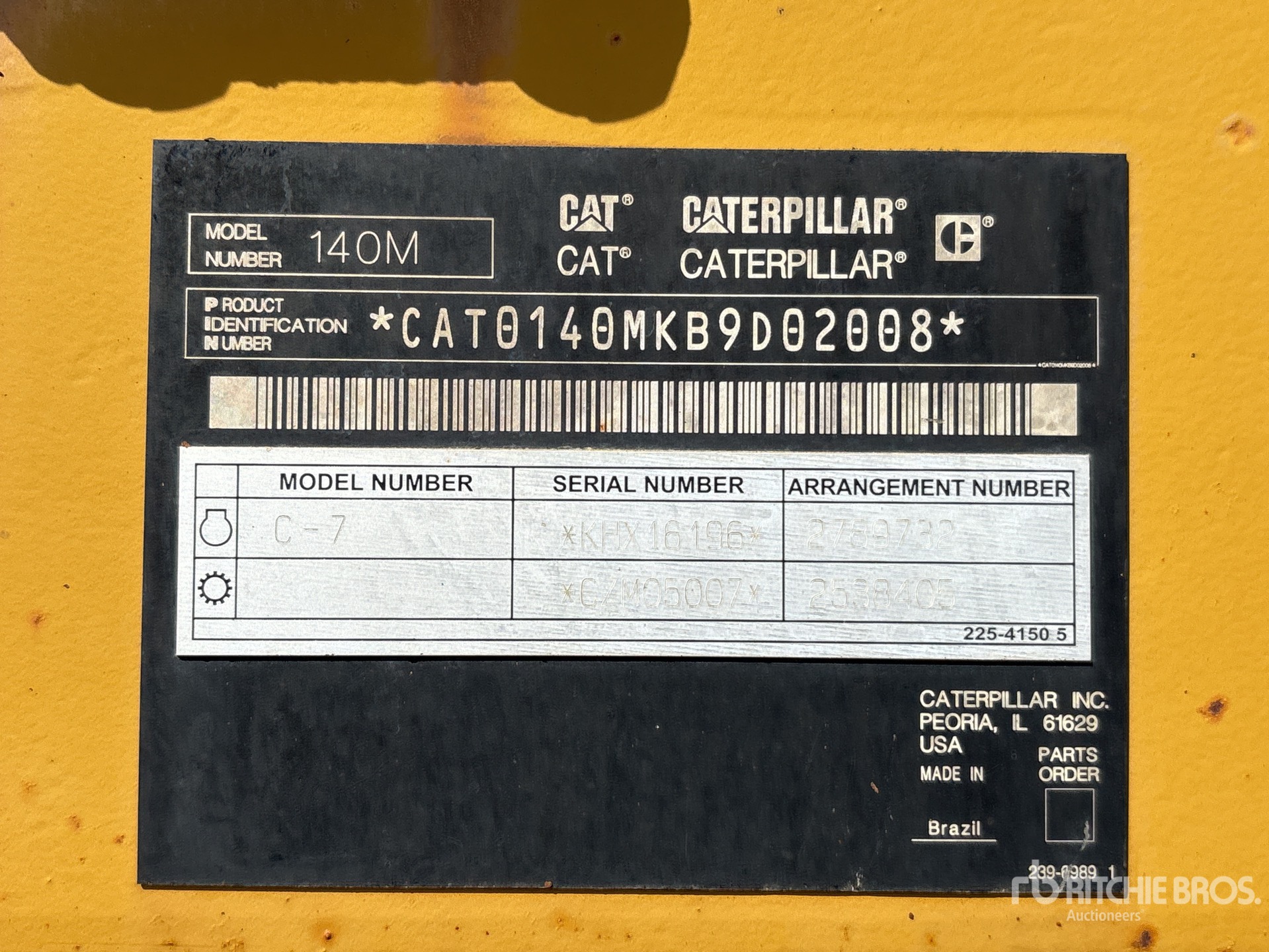 2009 Caterpillar 140M
